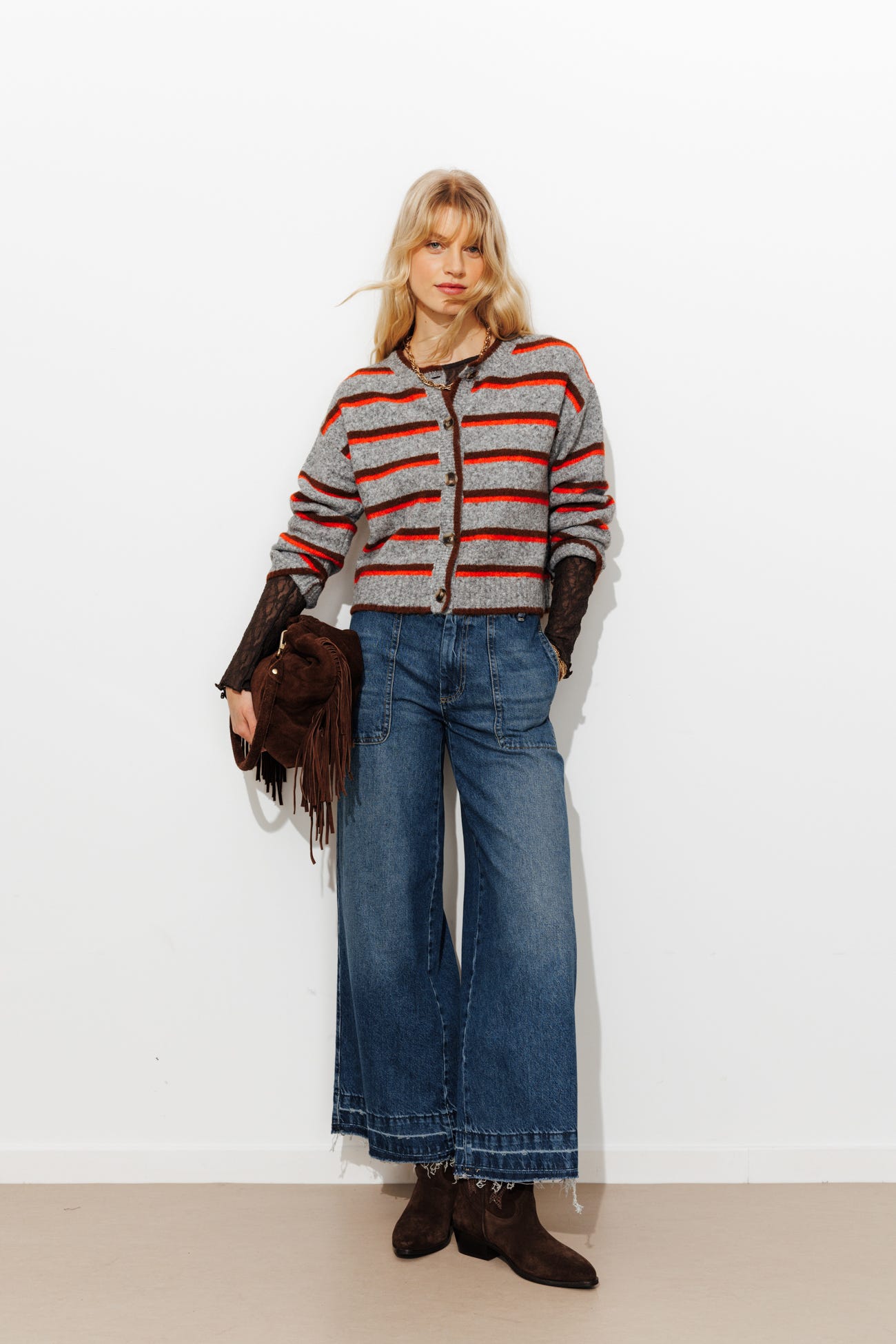 Jean extra-ancho efecto lavado