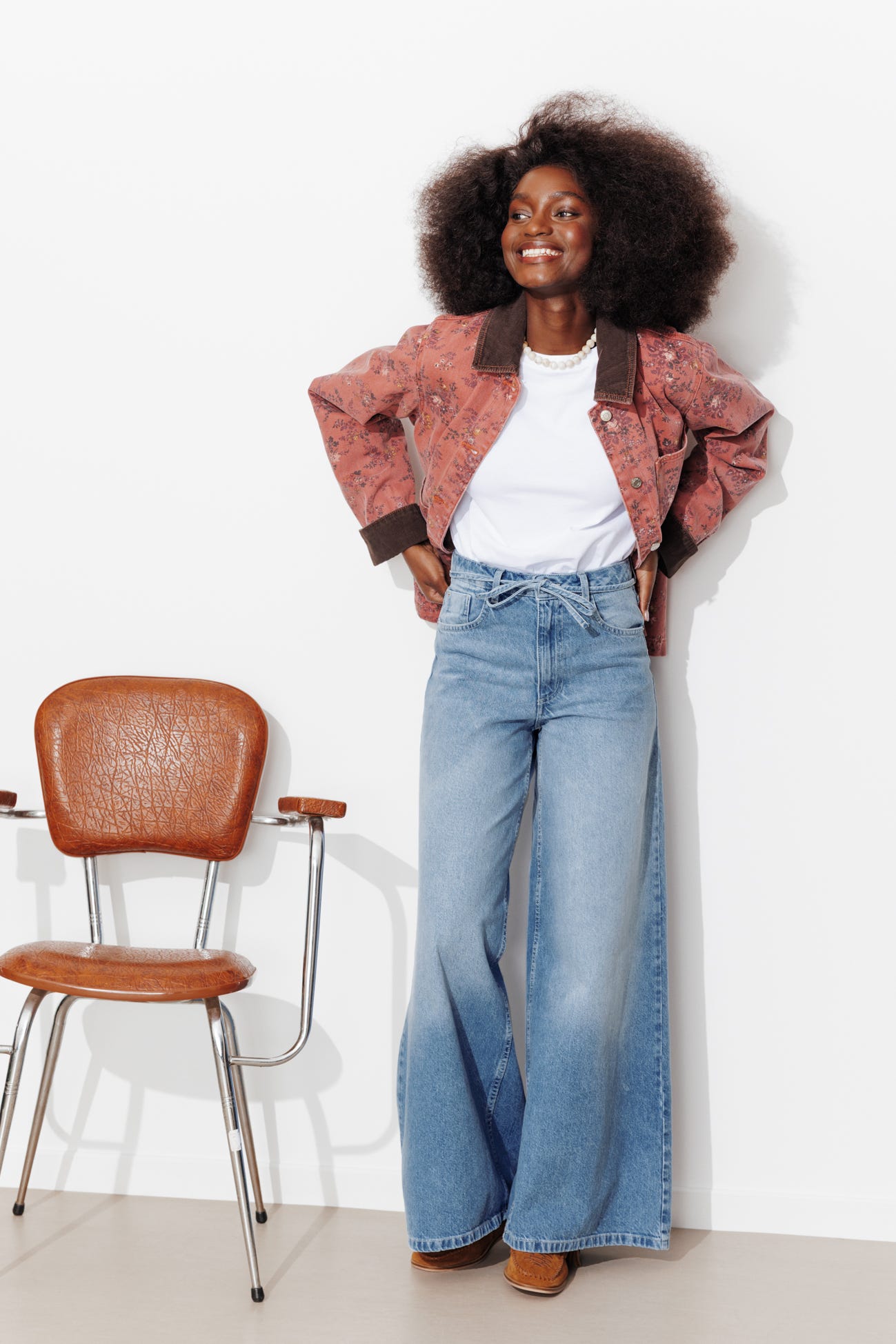 Jean très large Femme