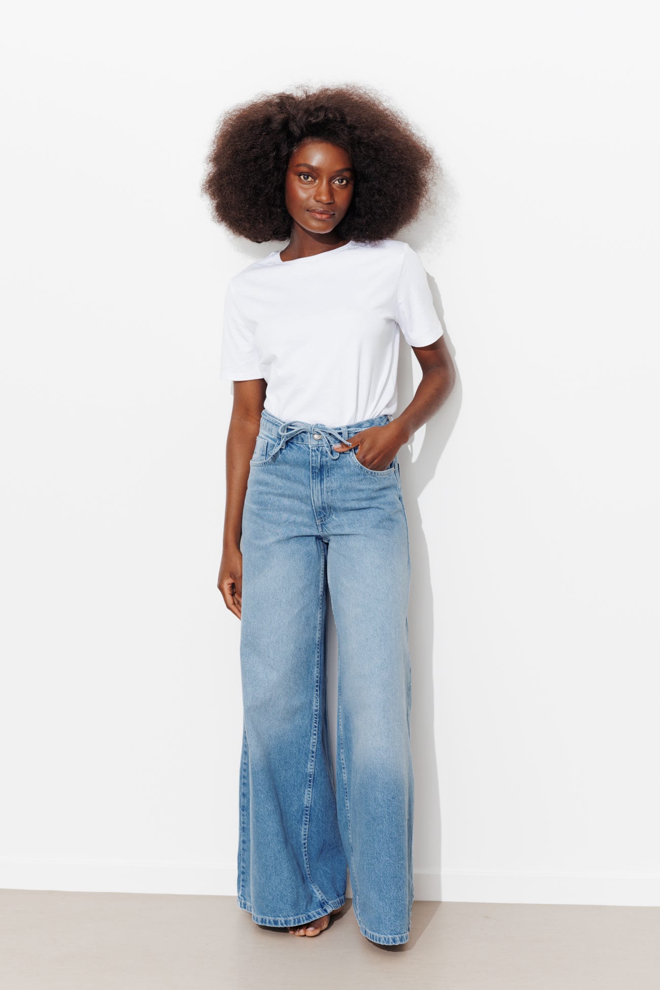 Jean très large Femme