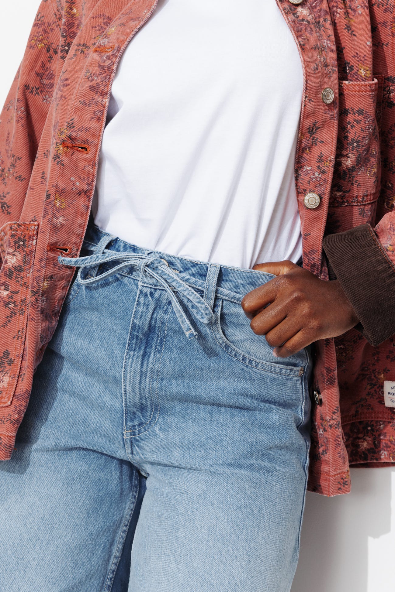 Jean très large Femme