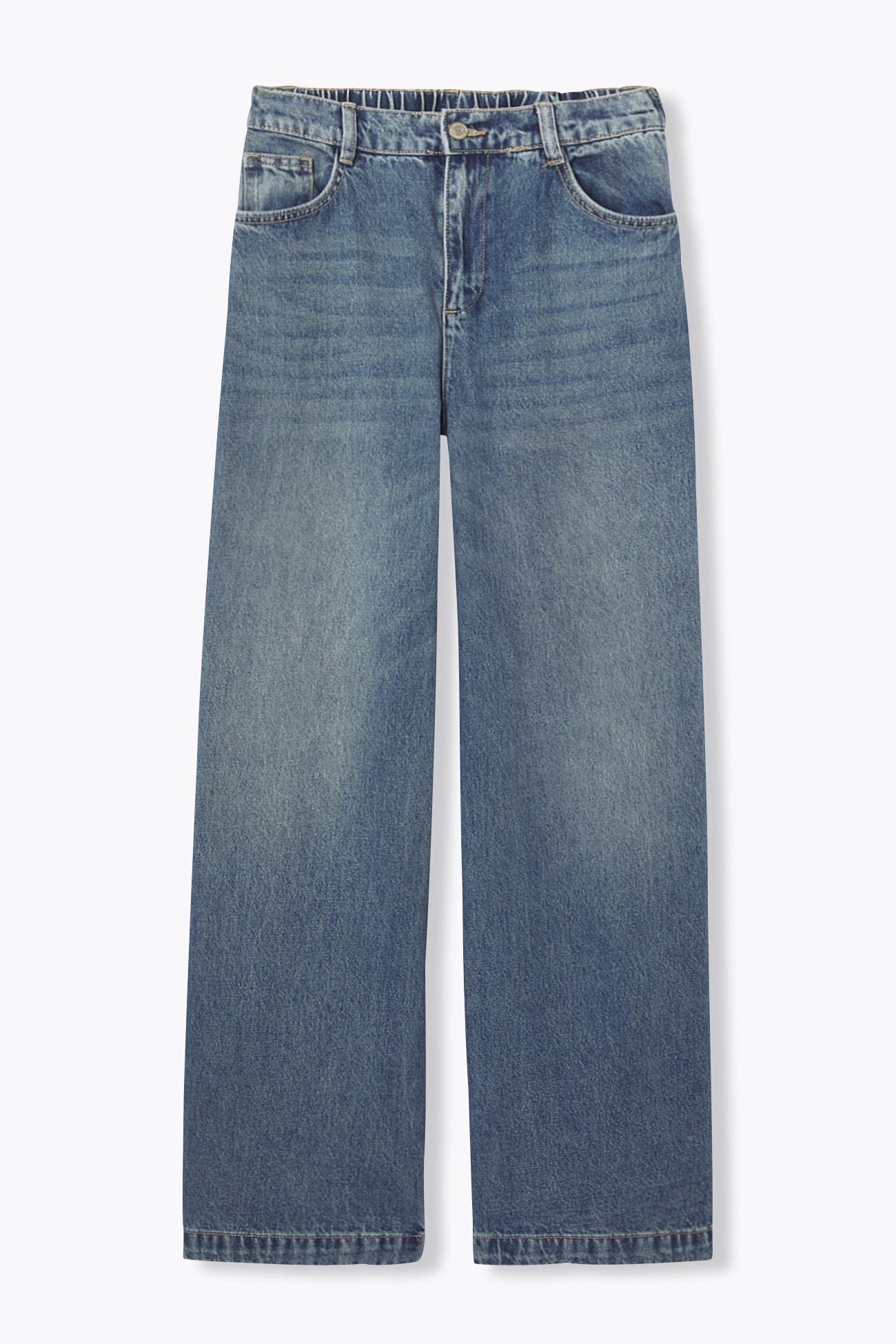 CESAR jean large taille haute