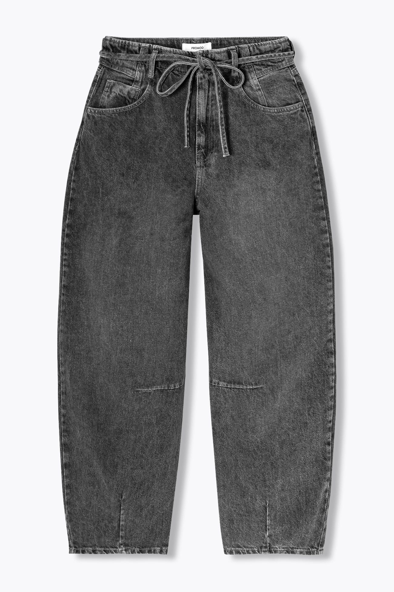 Jean balloon taille haute