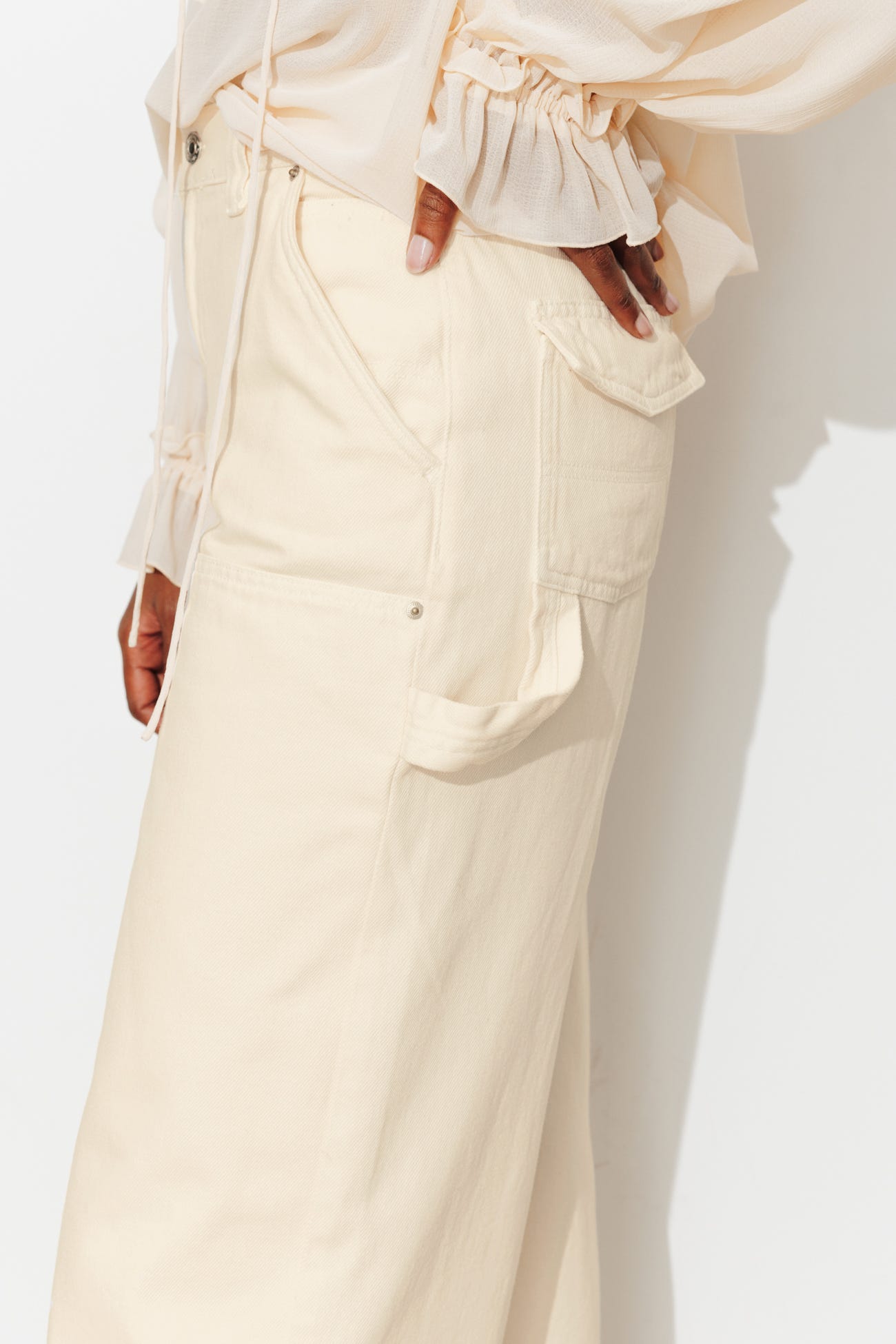 Plain carpenter trousers