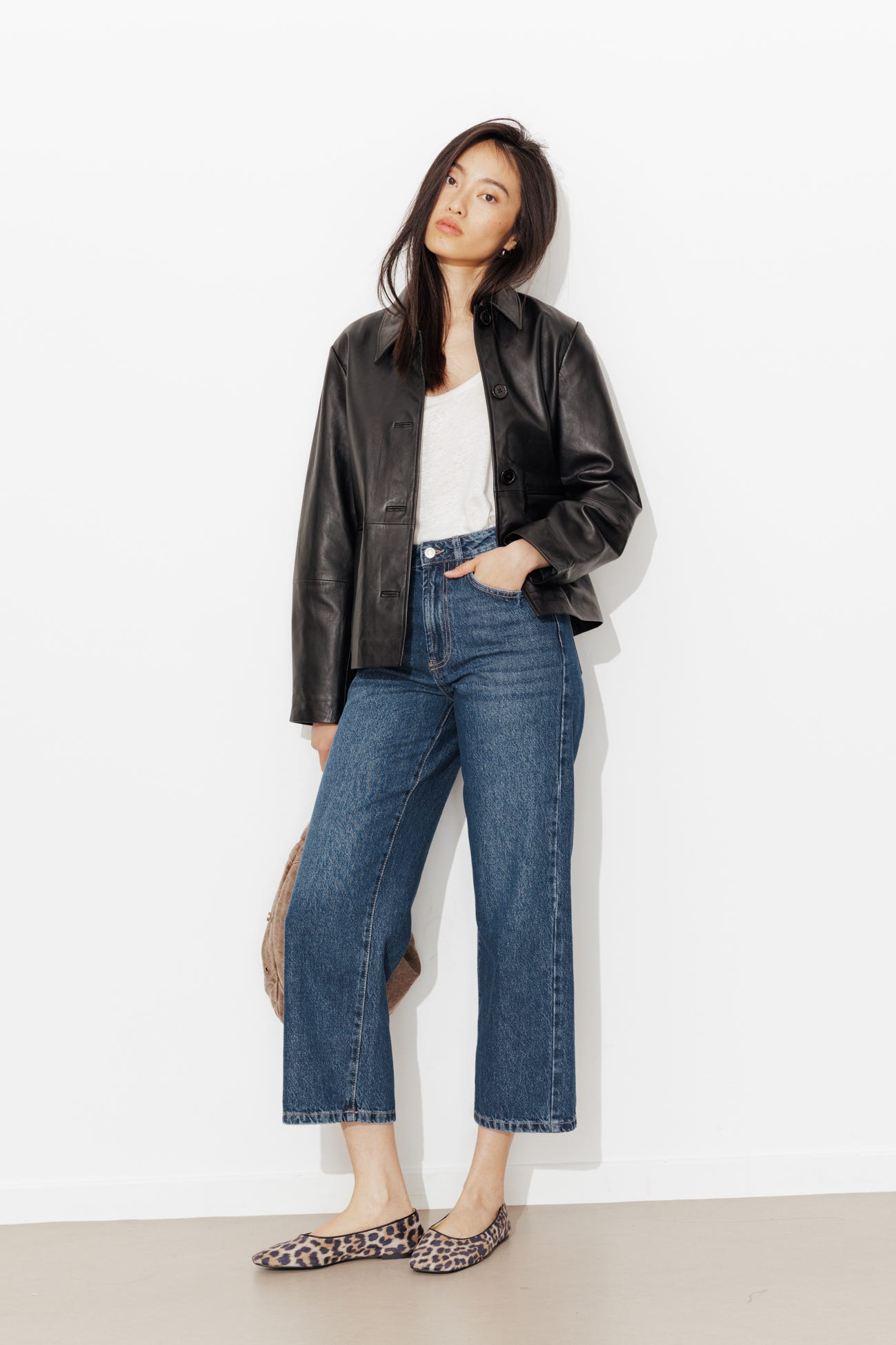 Jean droit 7/8è Femme