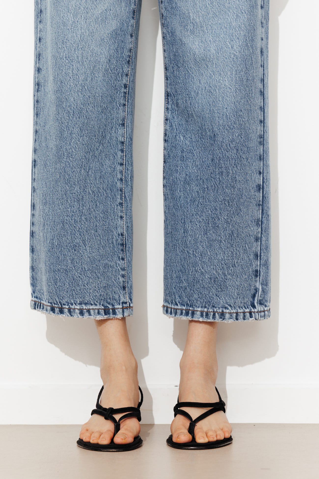 Jean droit 7/8è Femme