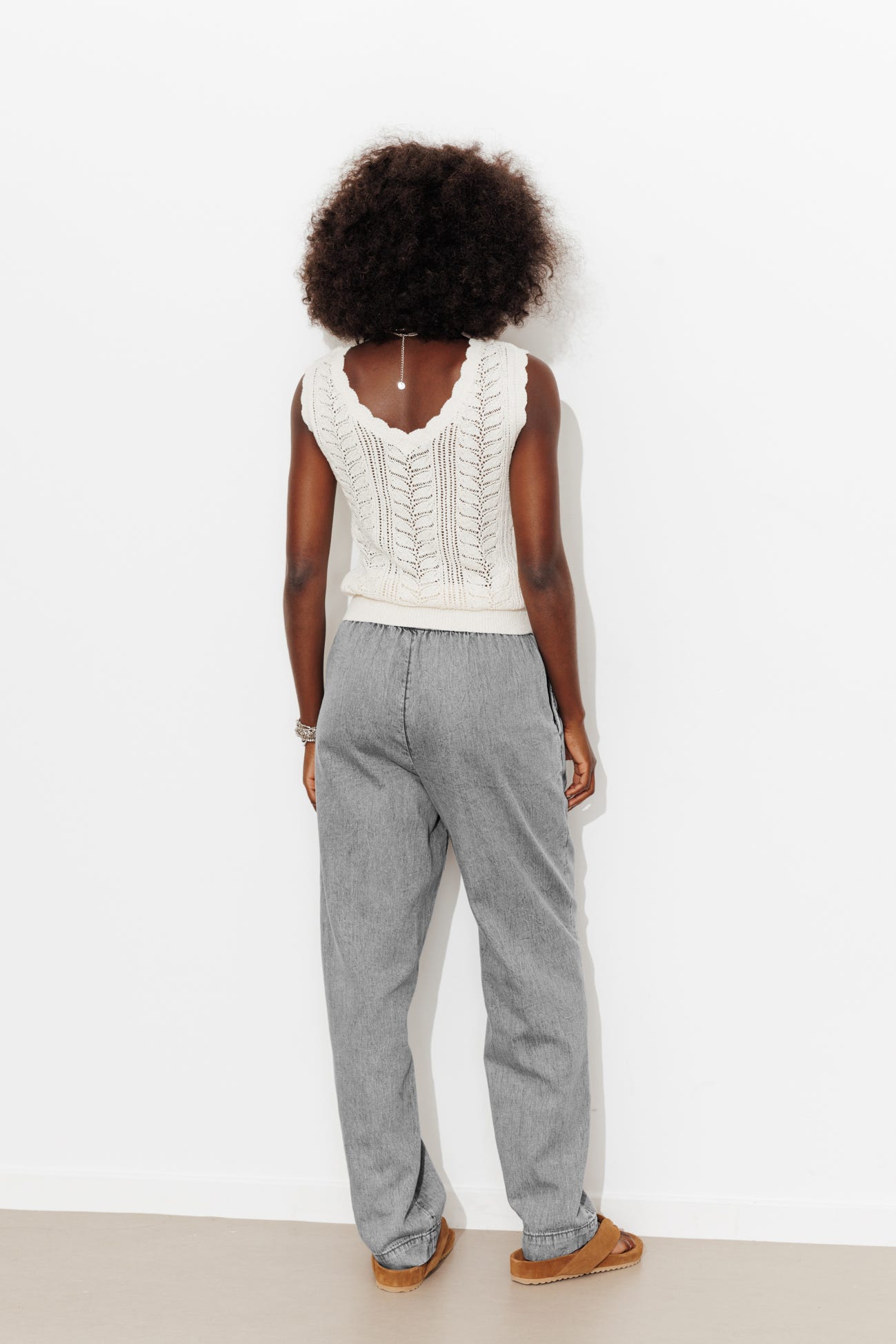 Jogpant en jean Femme