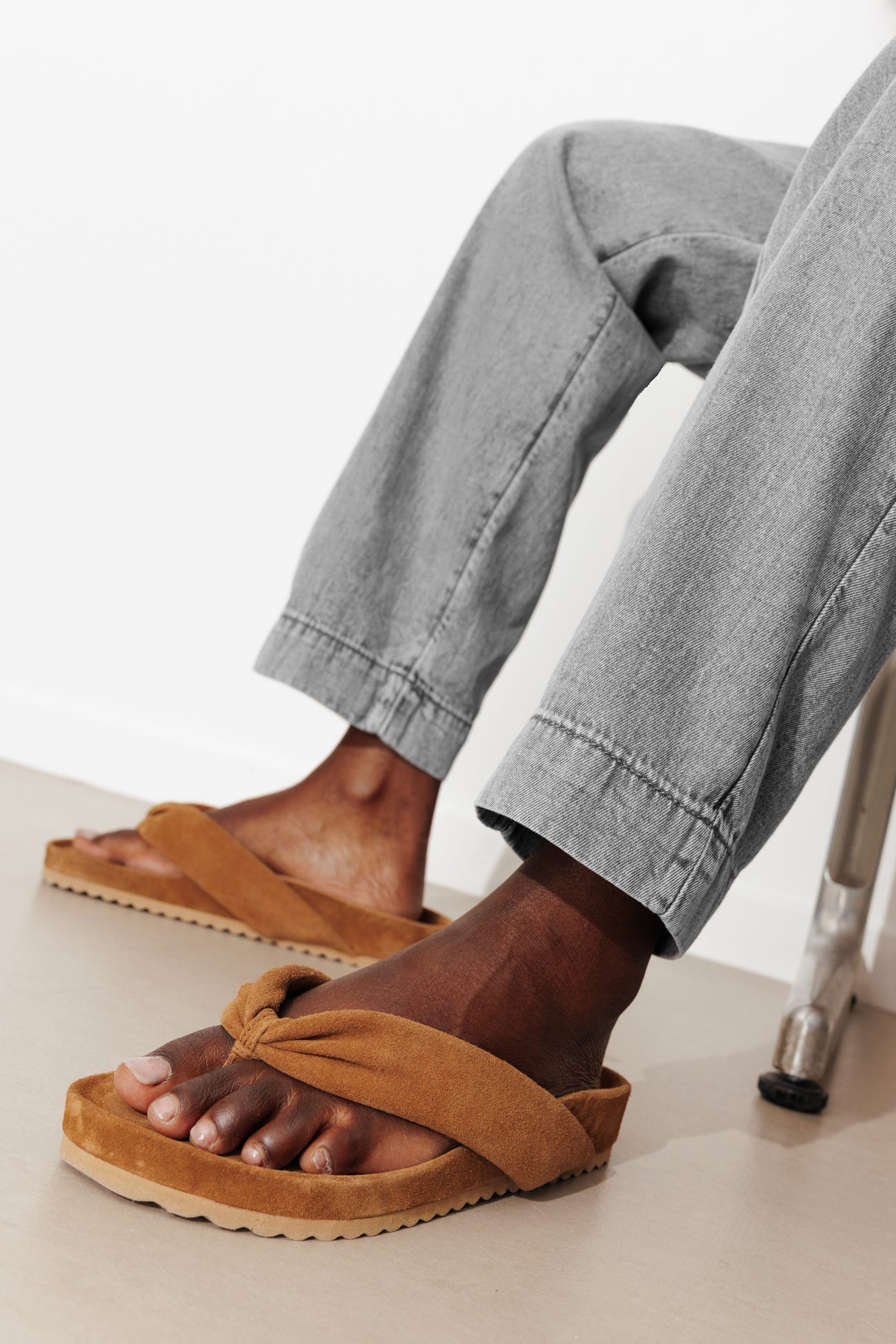 Jogpant en jean Femme