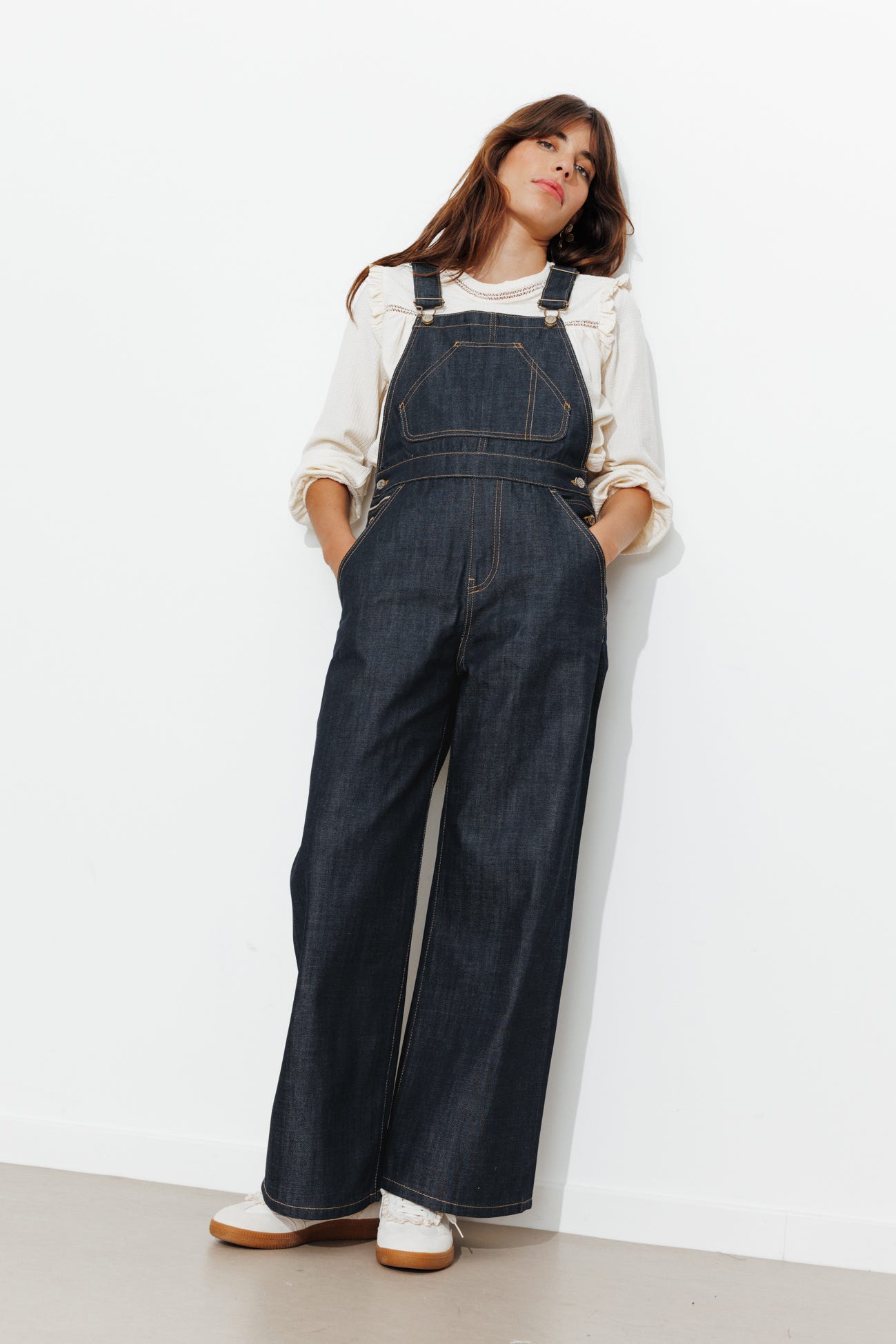 Salopette en jean selvedge