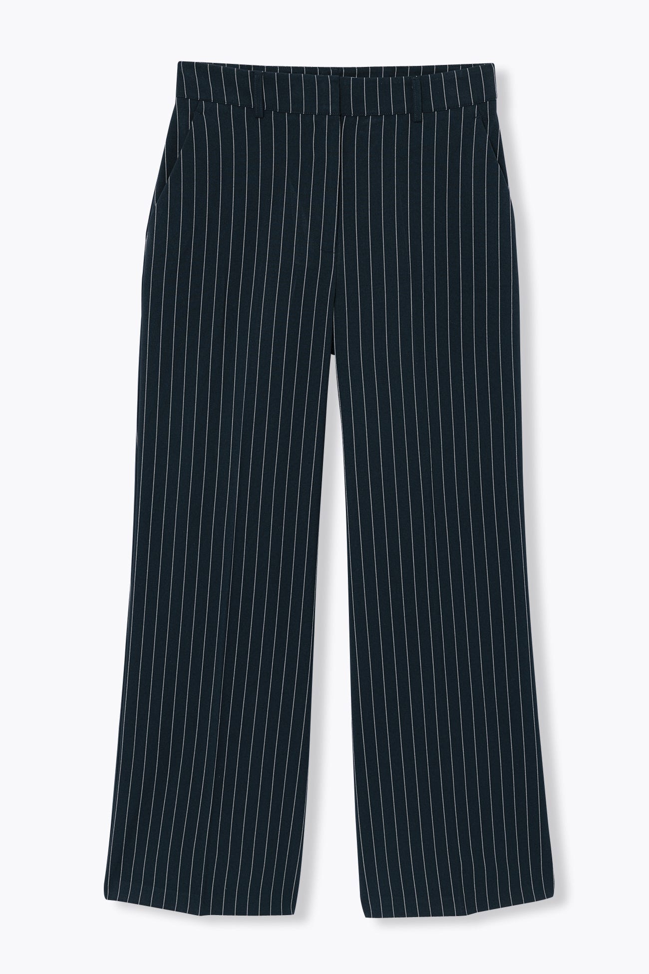 Pantalon tailleur rayé Femme