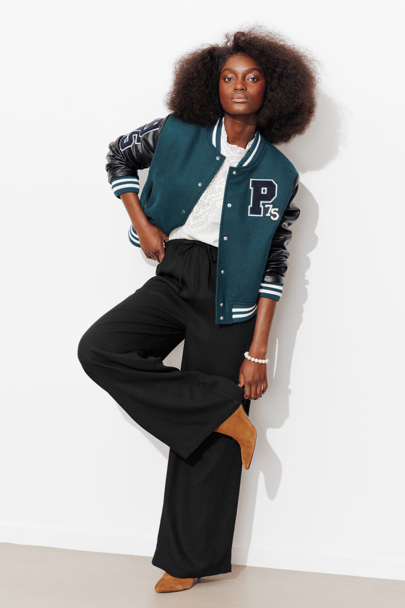 Pantalon large ceinturé Femme