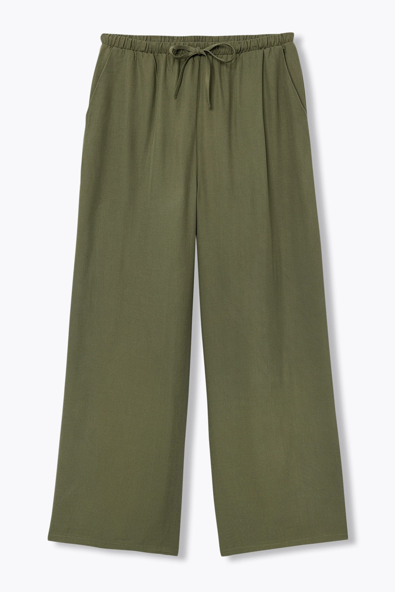 Pantalon large ceinturé Femme