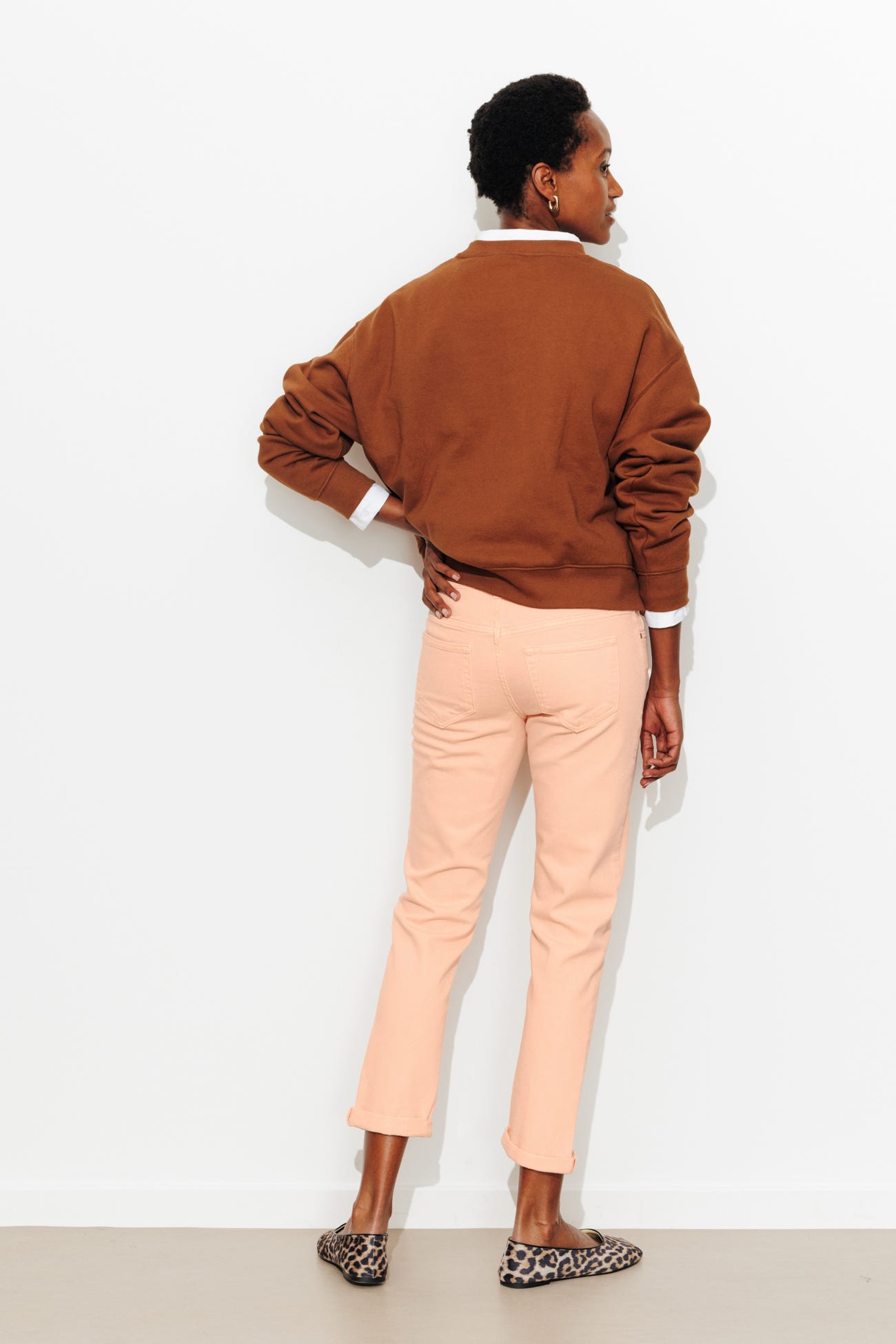 LUCIEN jean girlfriend cropped