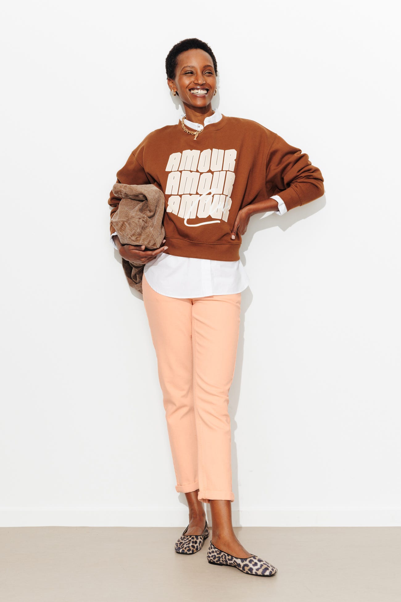 LUCIEN jean girlfriend cropped