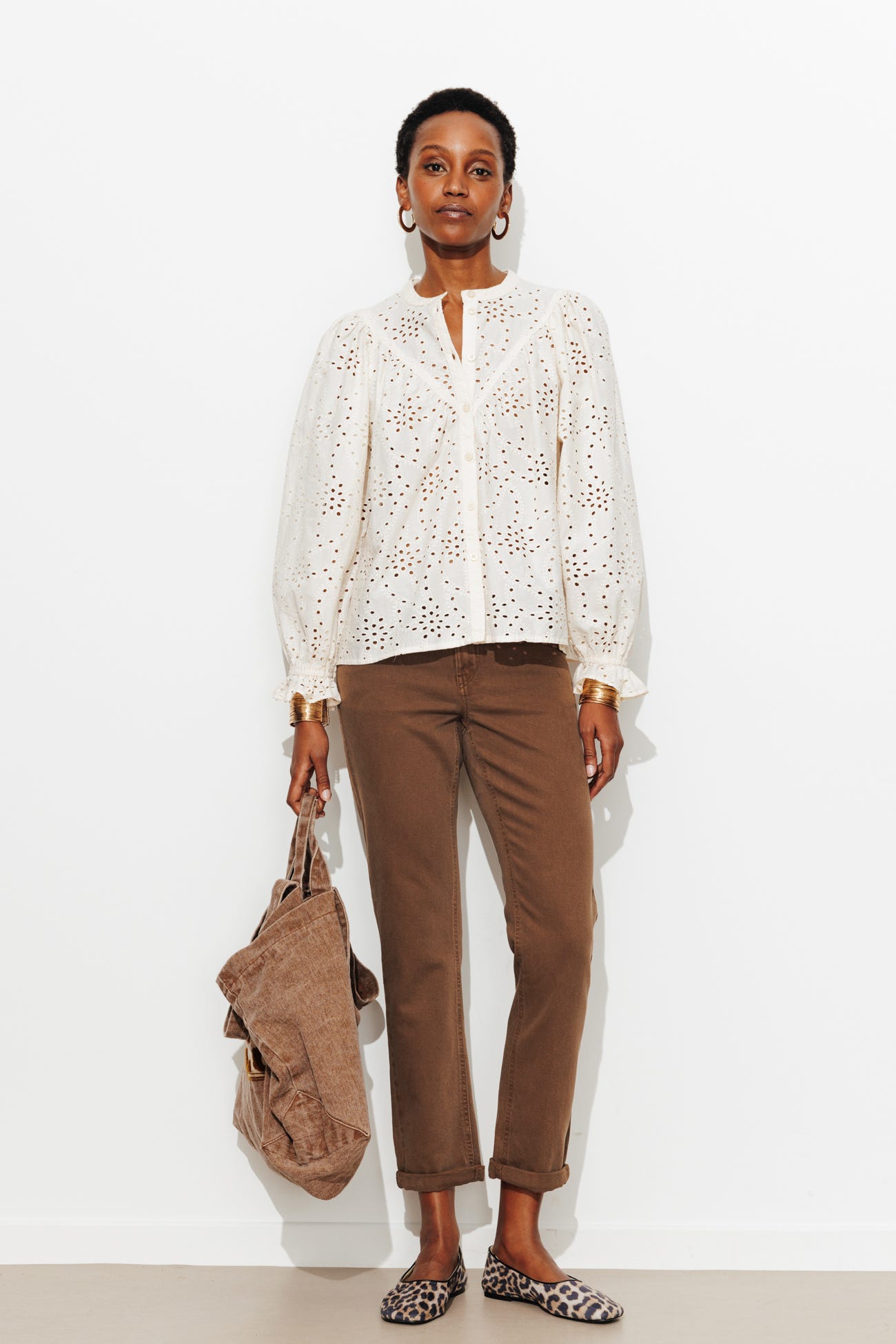 LUCIEN jean girlfriend cropped