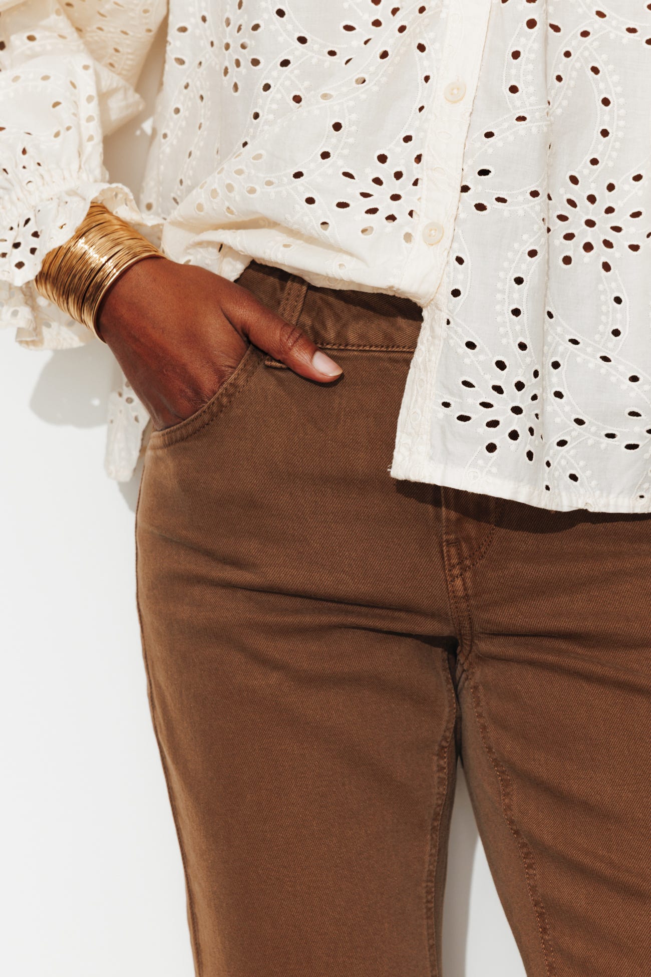 LUCIEN jean girlfriend cropped