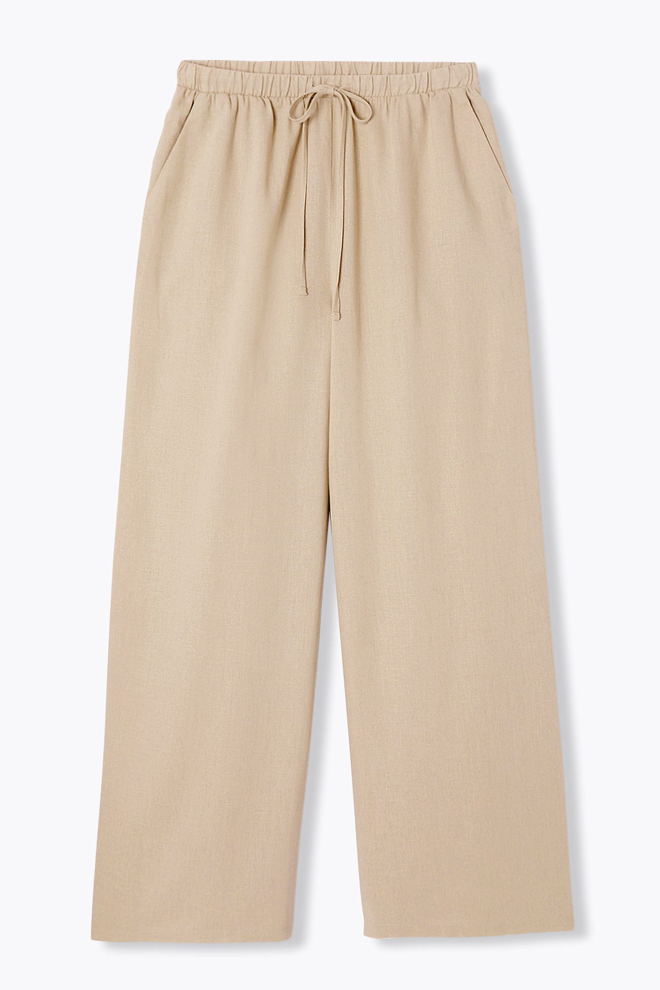 Pantalon large et uni Femme