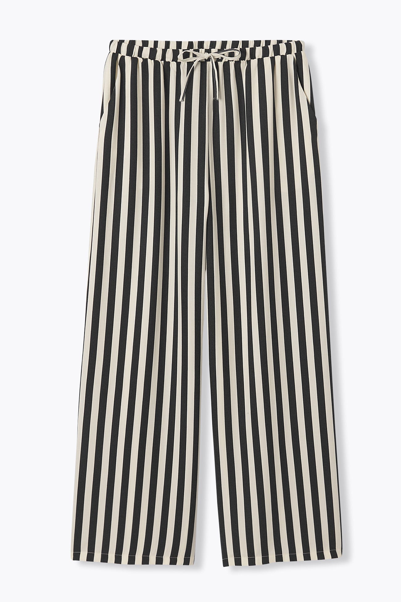 Pantalon large rayé Femme