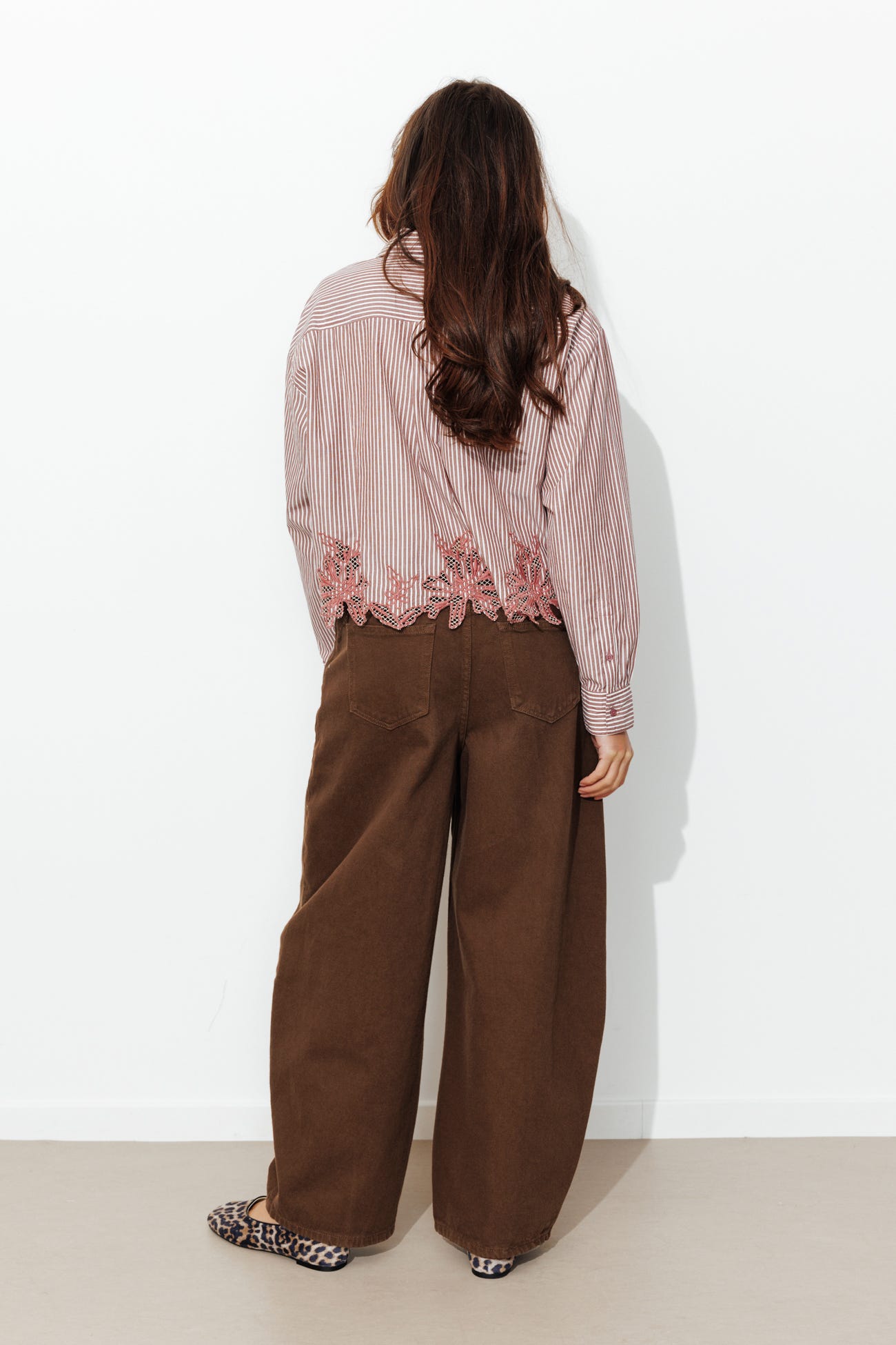 Pantalon balloon ceinturé