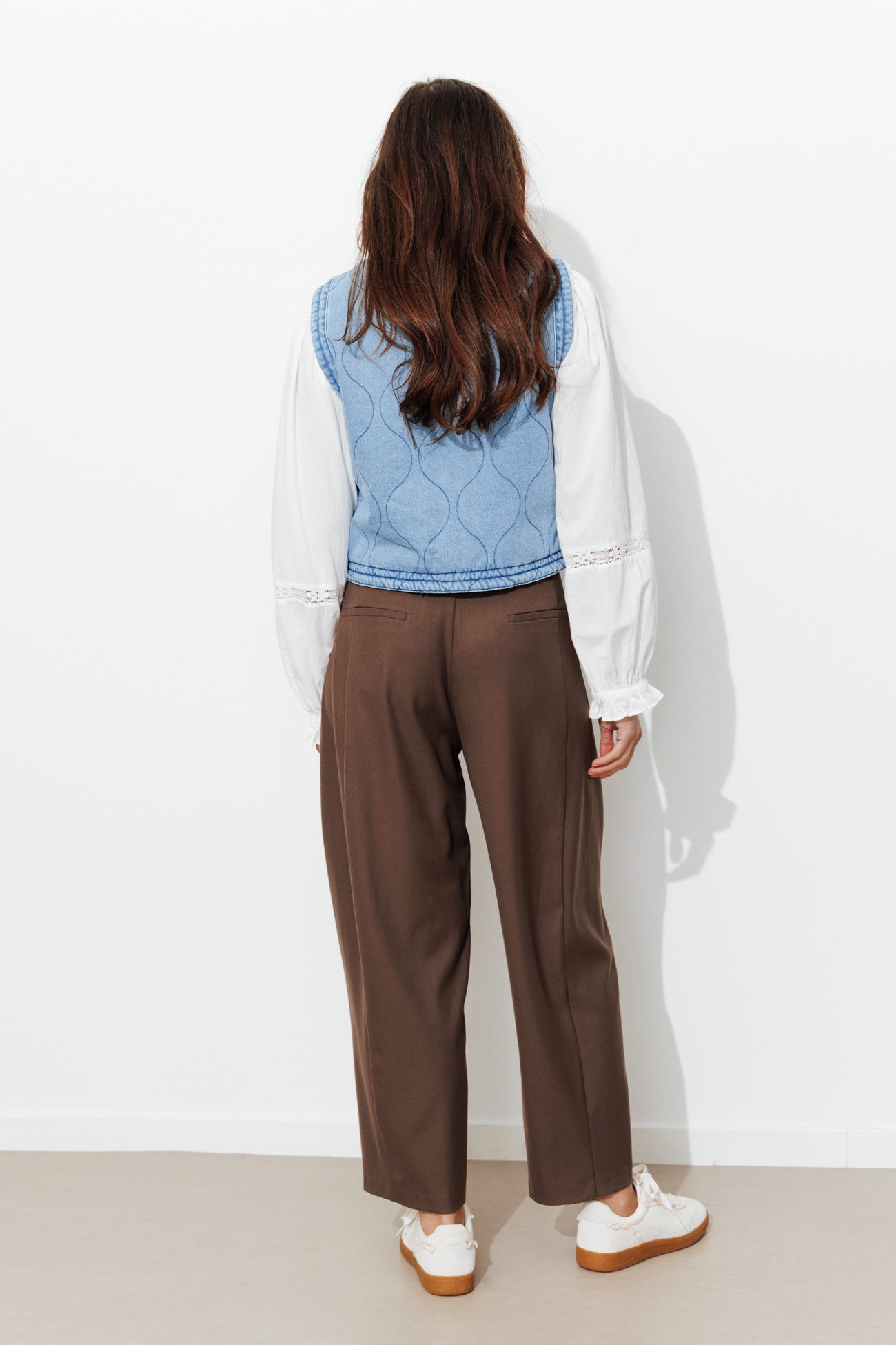 Pantalon barrel chic Femme