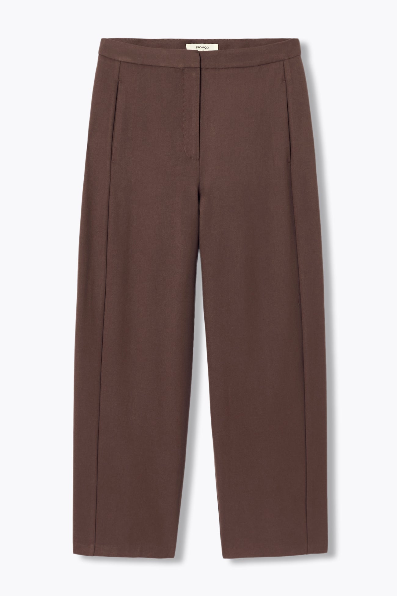 Chic barrel trousers - Chestnut brown