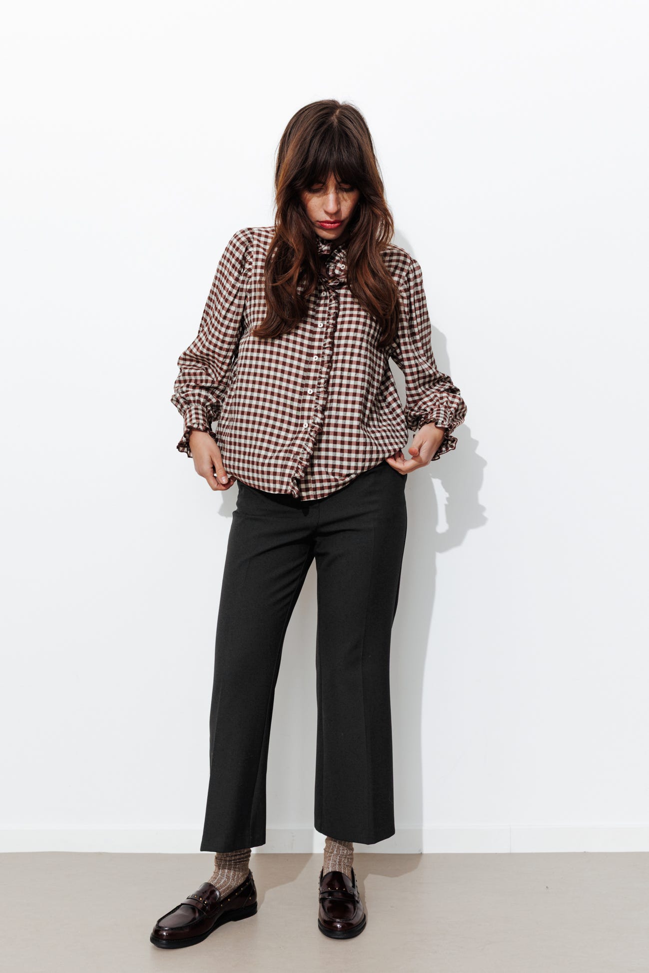 Pantalon court et flare Femme