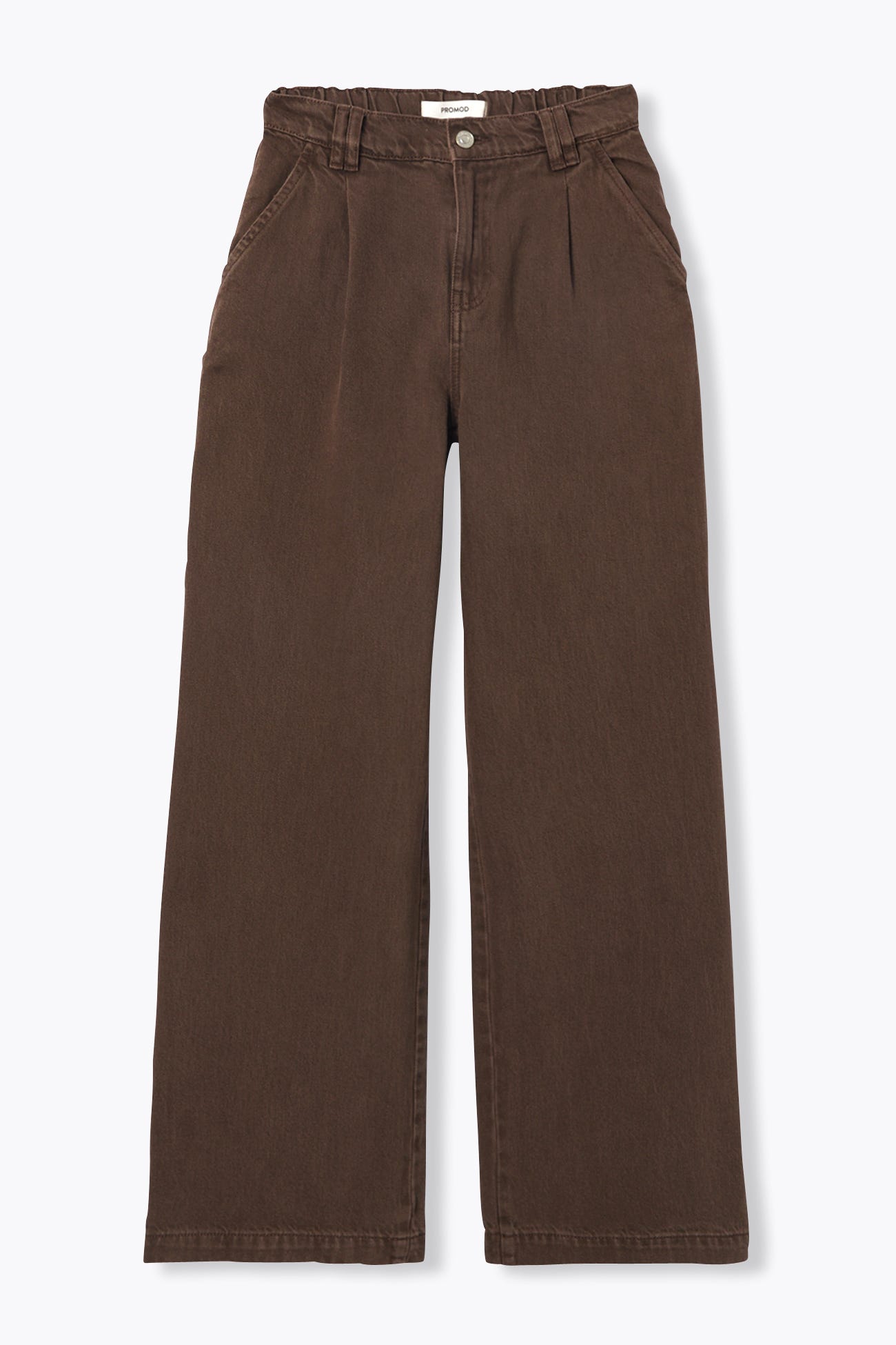 Pantalon large taille haute