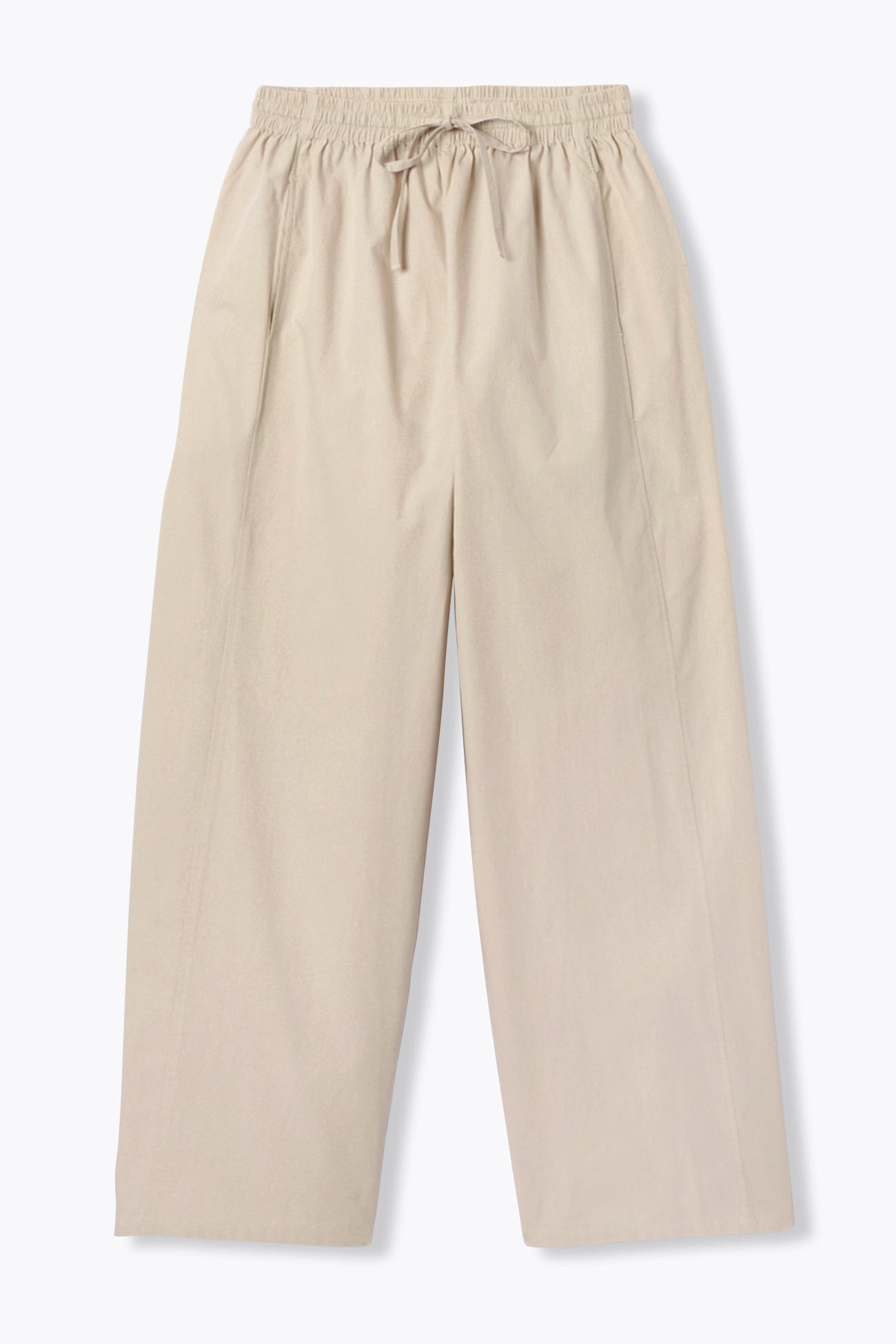 Plain balloon trousers 