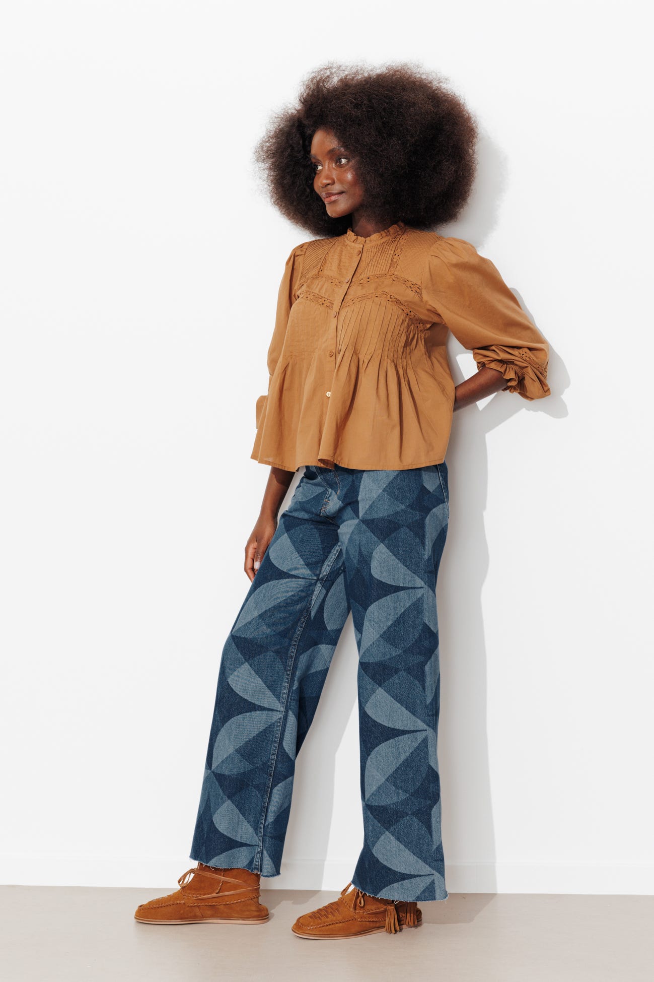 HECTOR jean taille haute laser