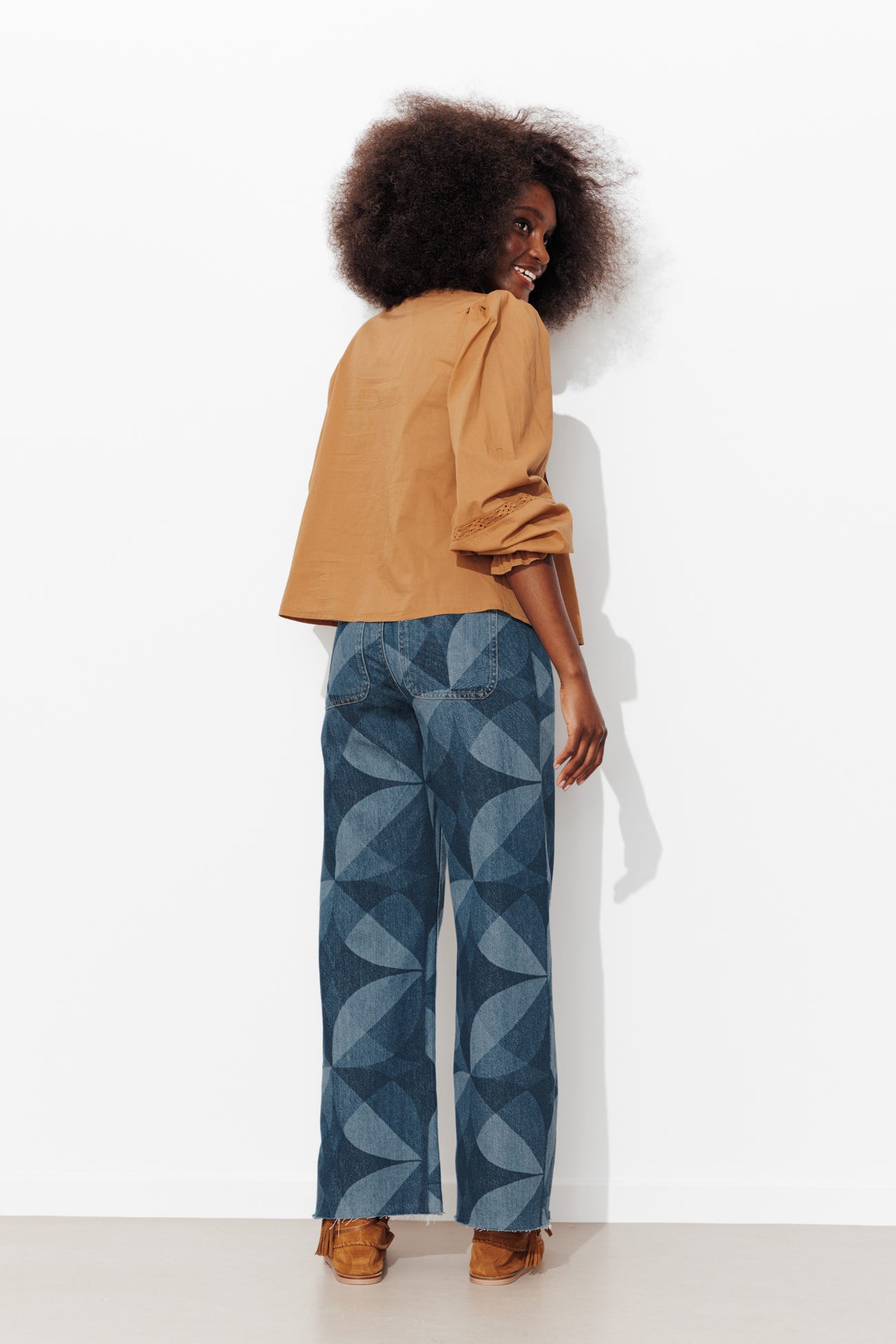 HECTOR jean taille haute laser