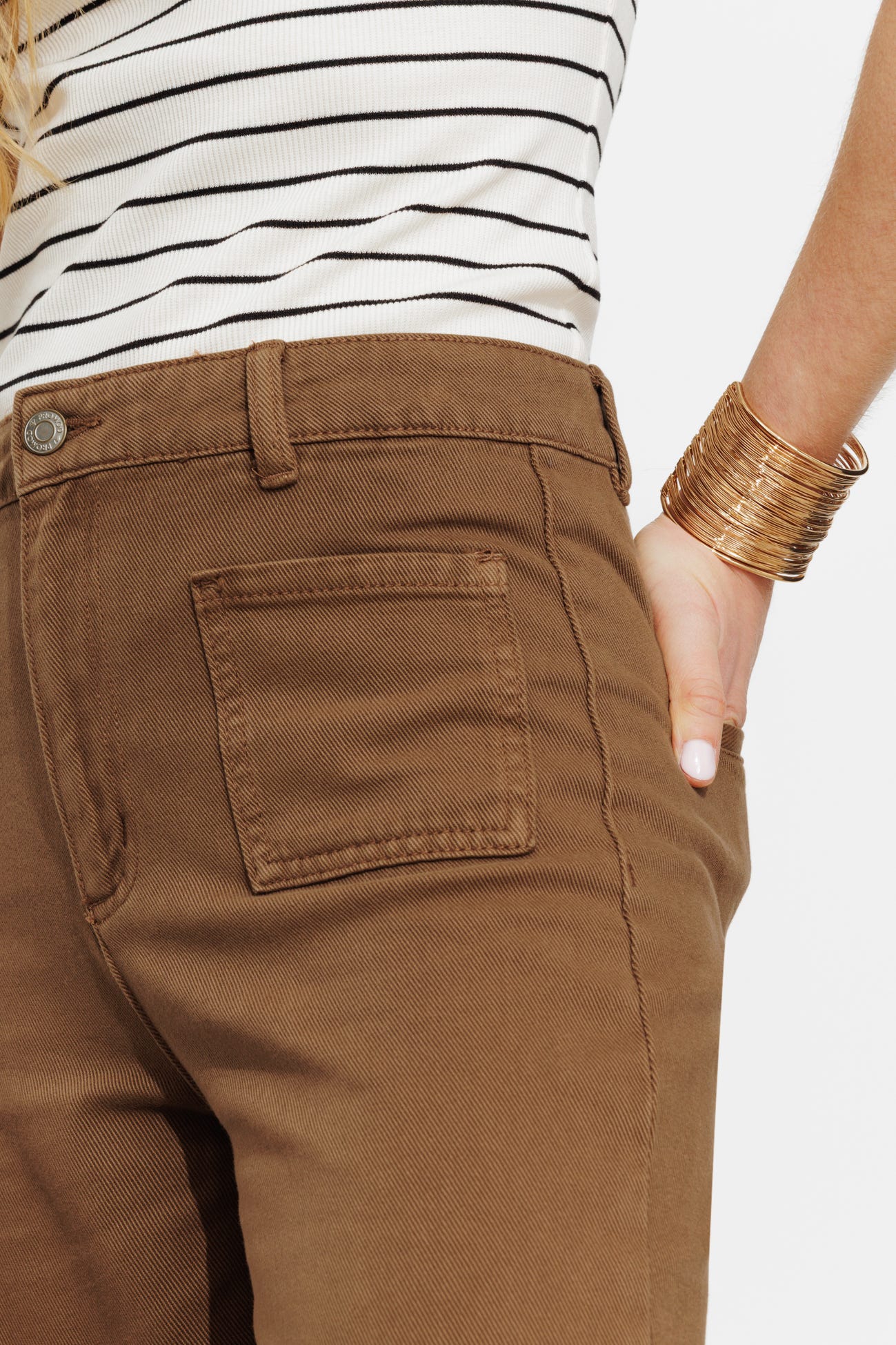 Pantalon large et court Femme