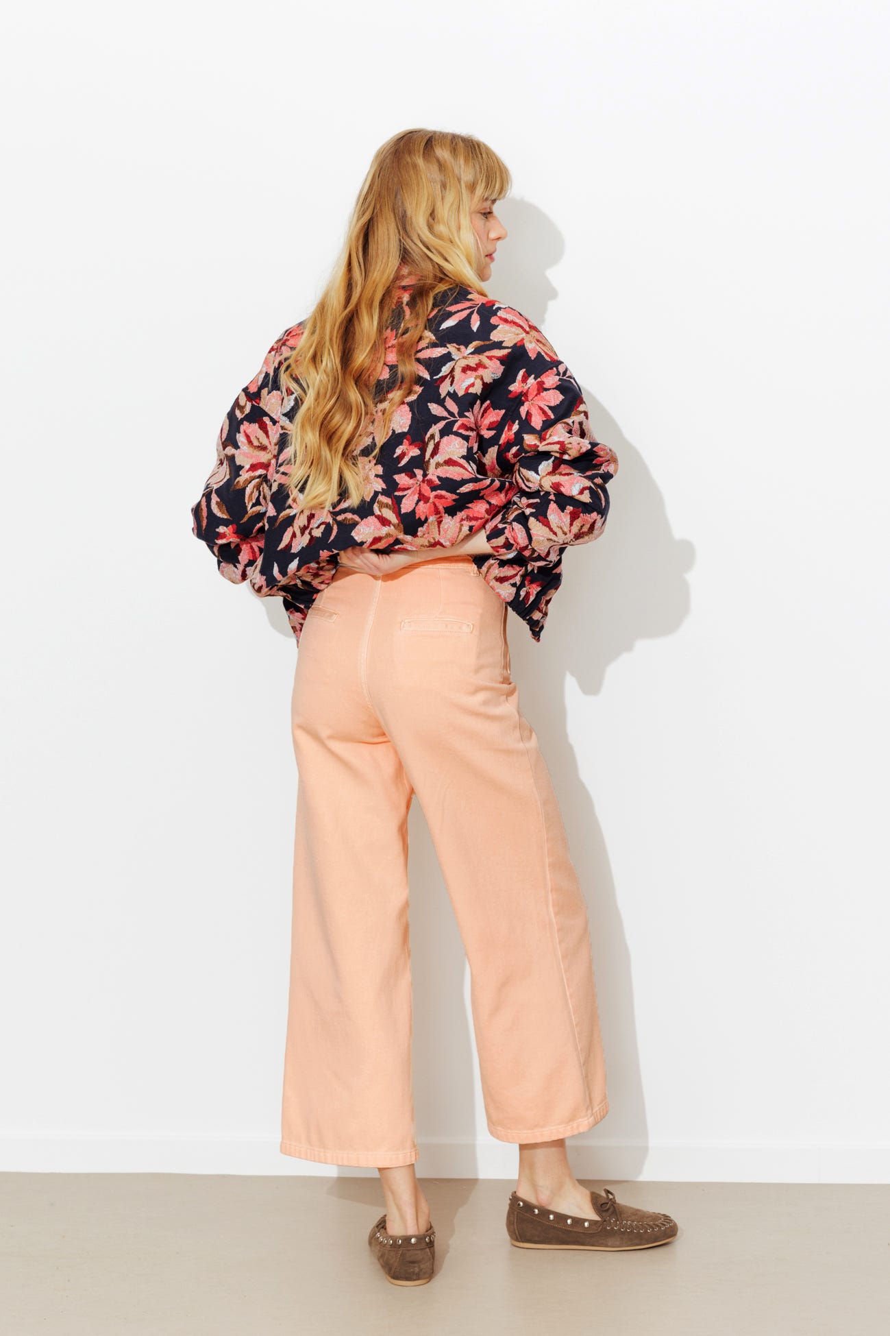 Pantalon large et court Femme