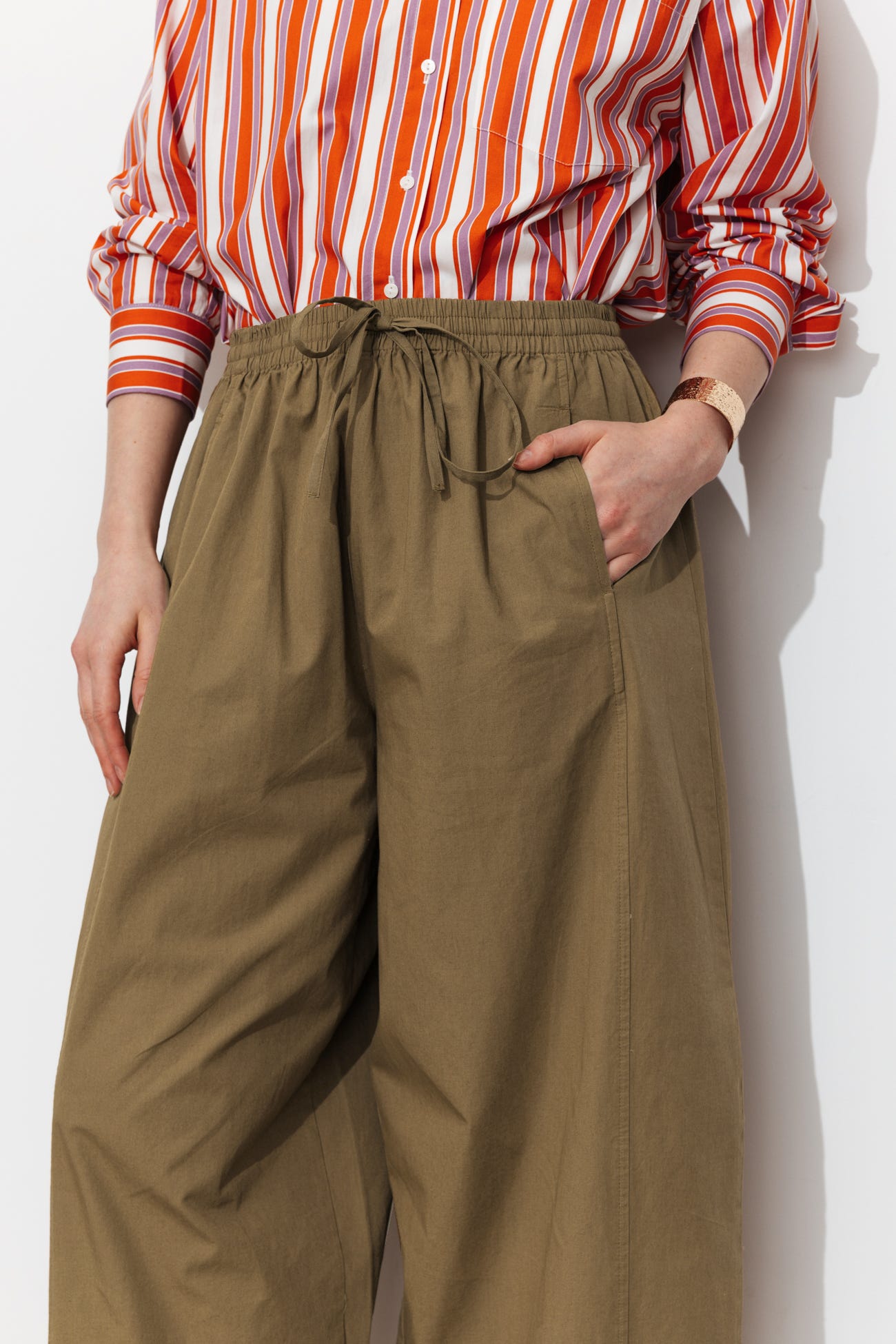 Unifarbene Ballonhose