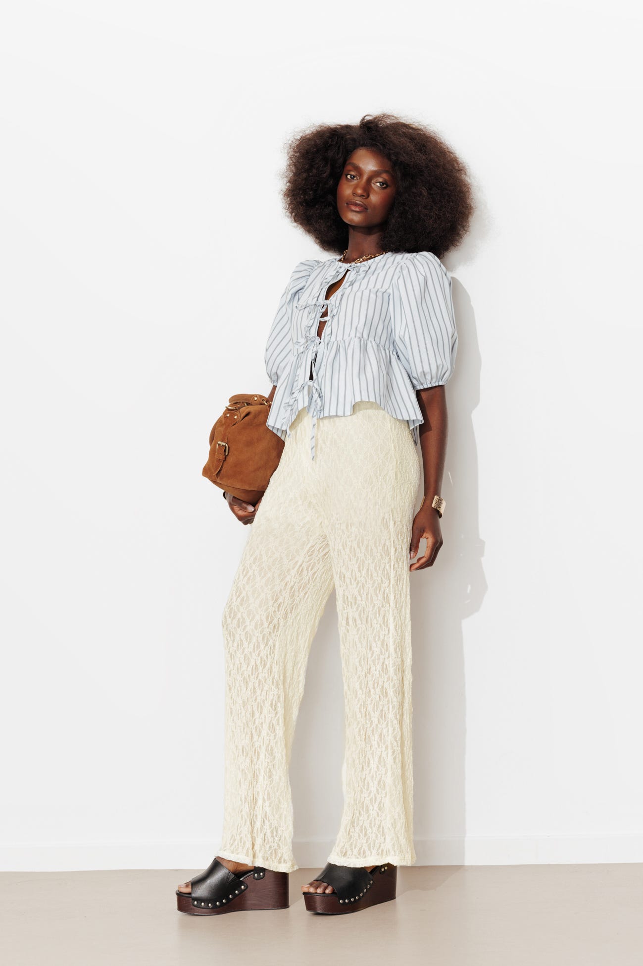 Pantalon en dentelle Femme