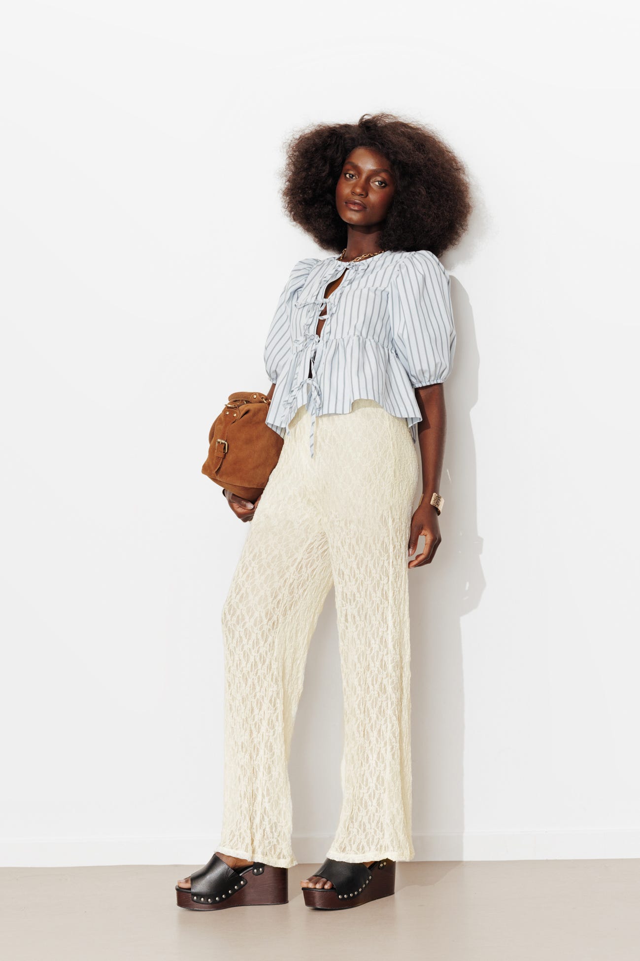 Pantalon en dentelle Femme