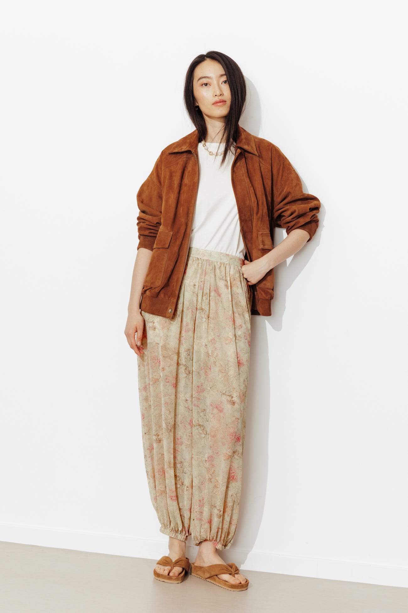 Patterned 'Aladdin' trousers