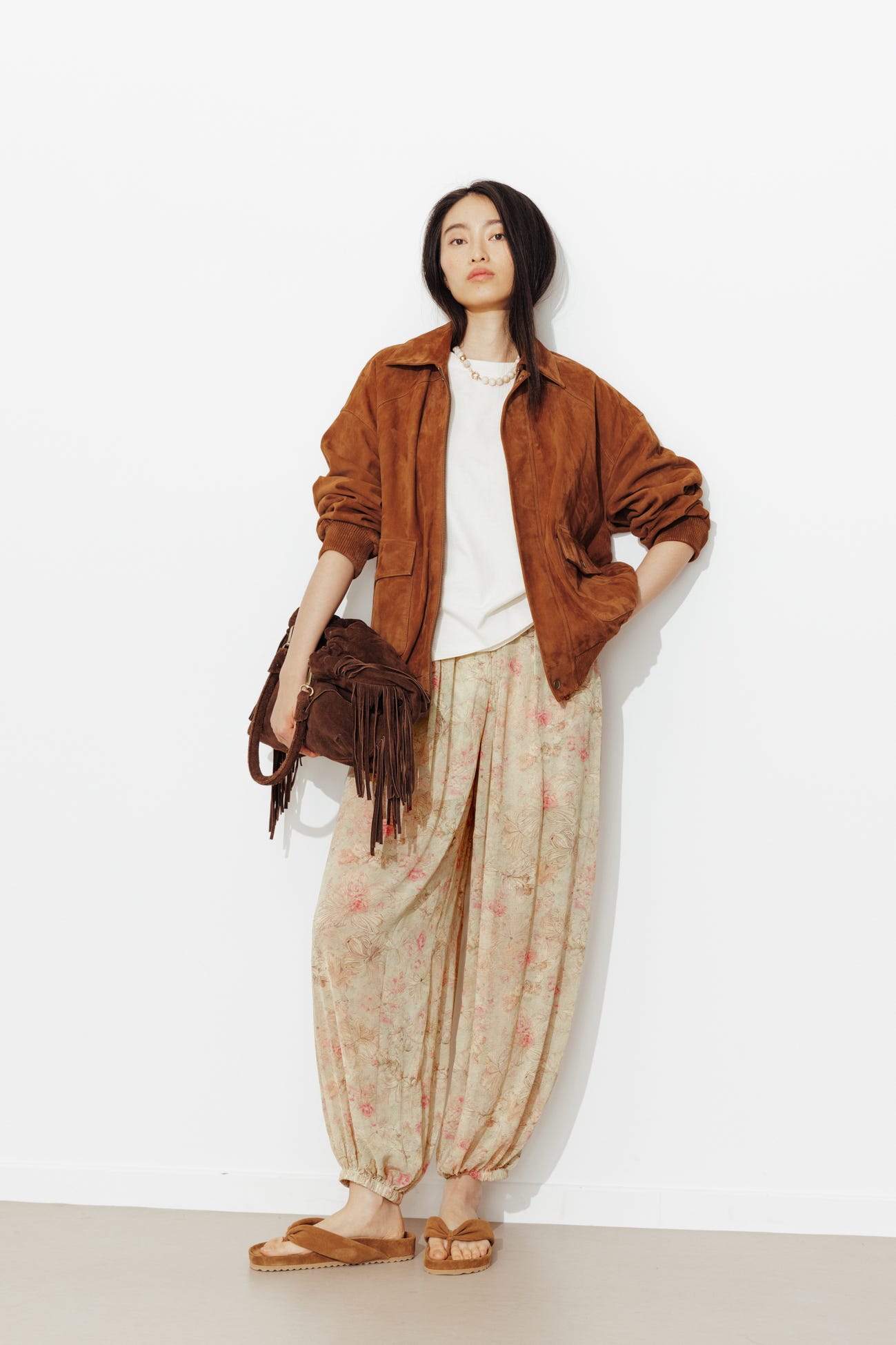 Gemusterte Aladdinhose