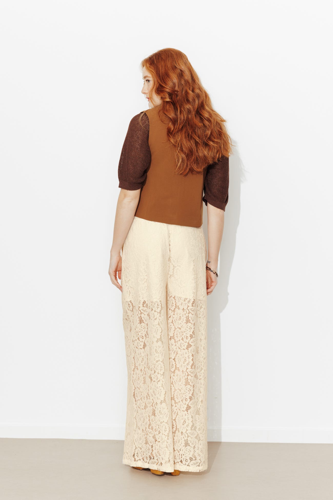 Pantalon en dentelle Femme