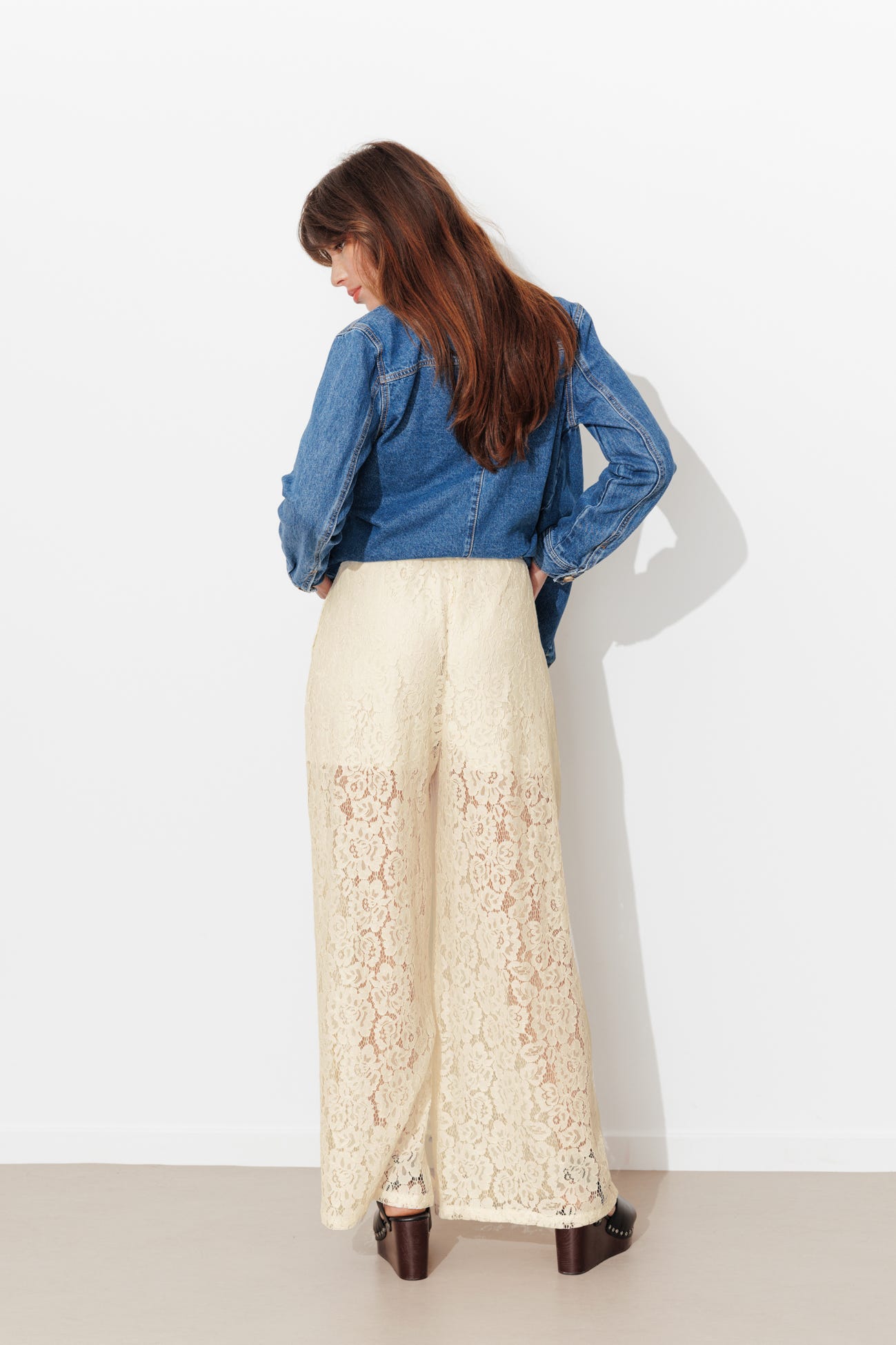 Lace trousers