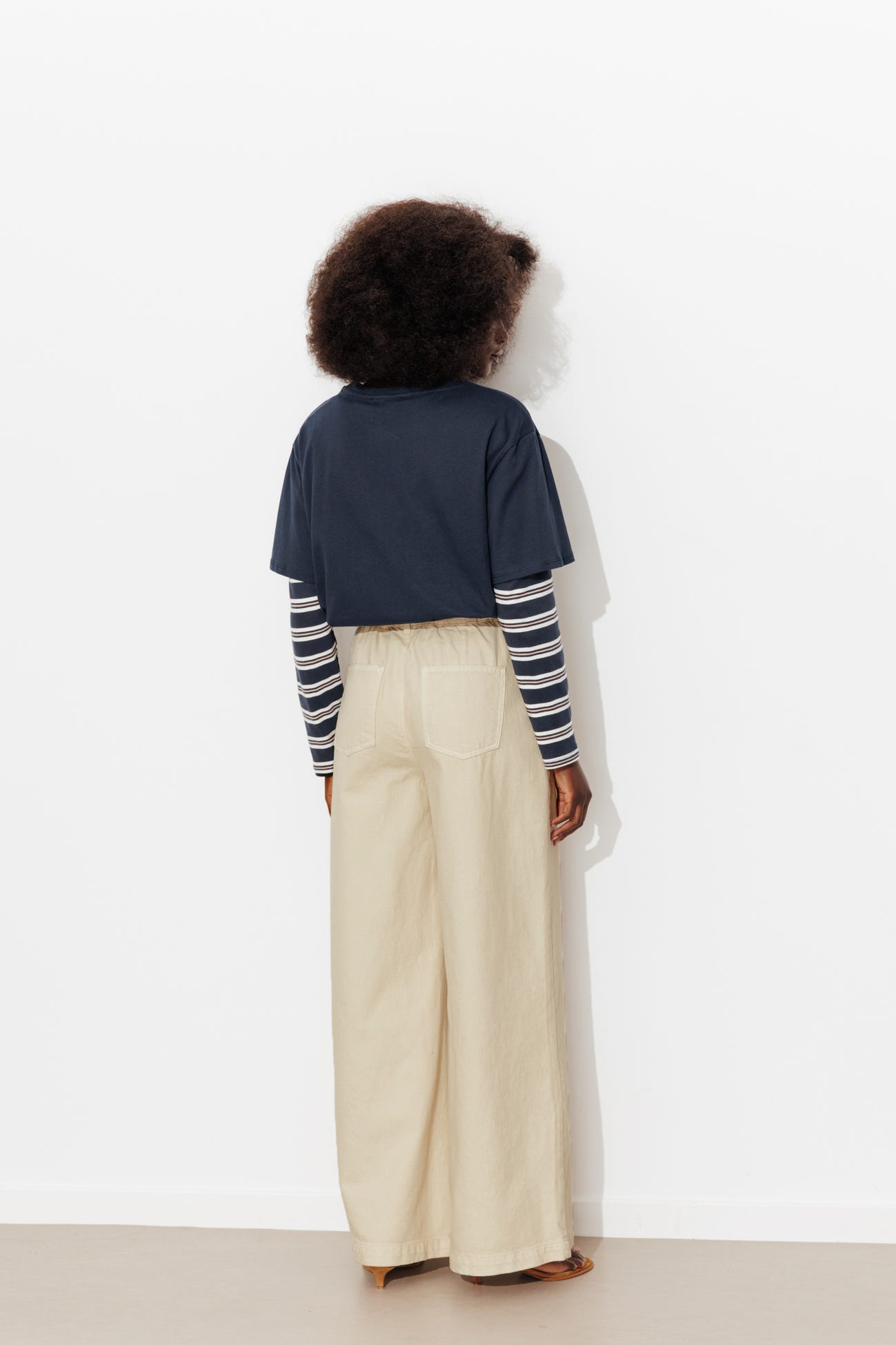 CESAR pantalon large Femme