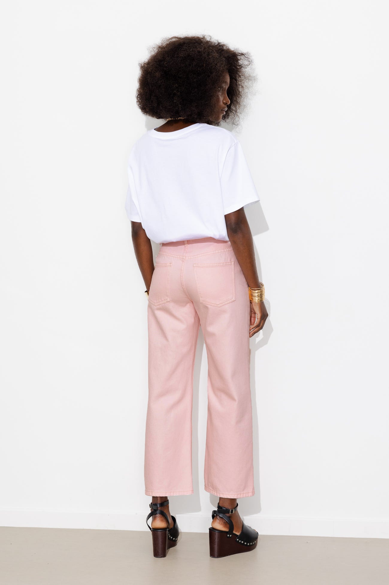 Kolorowe jeansy 7/8 damskie