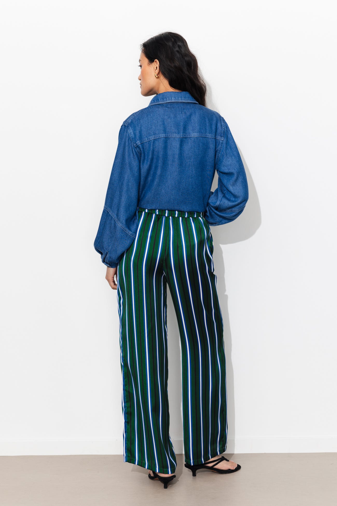 Pantaloni raso a righe