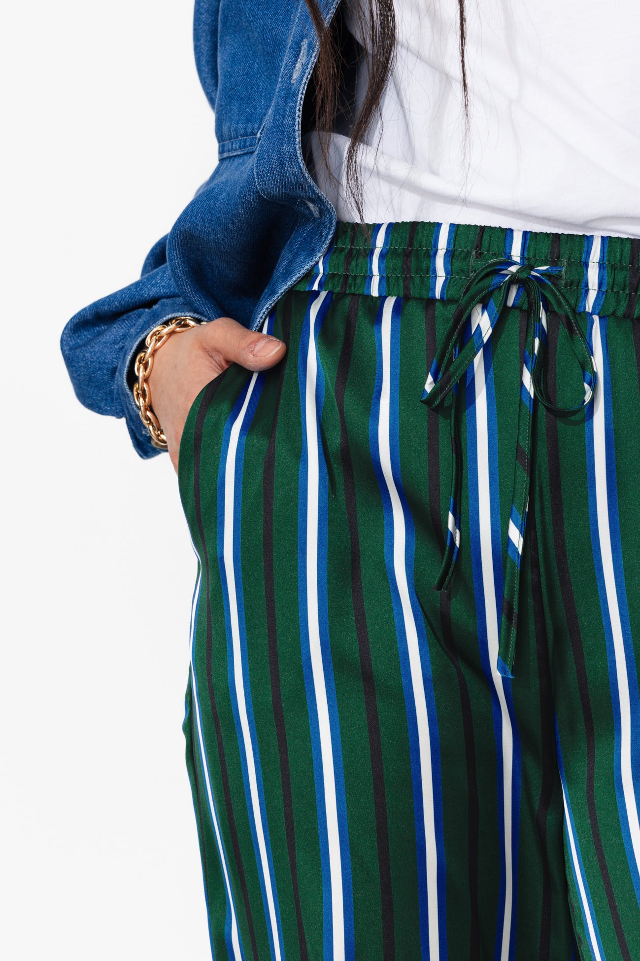 Pantaloni raso a righe