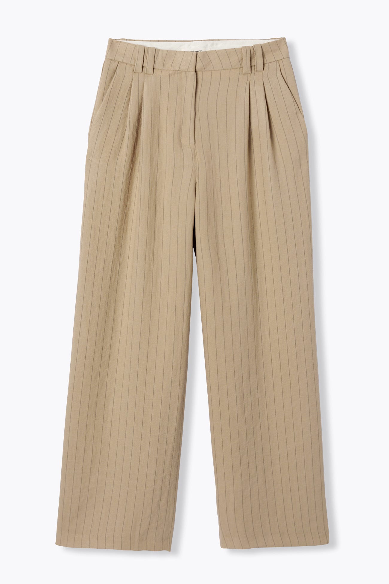 Pantalon tailleur rayé Femme
