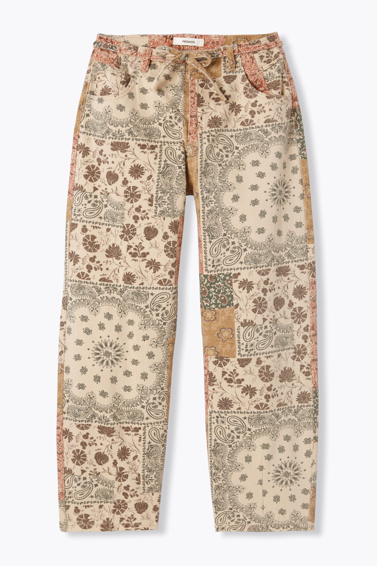 Pantalon balloon patchwork