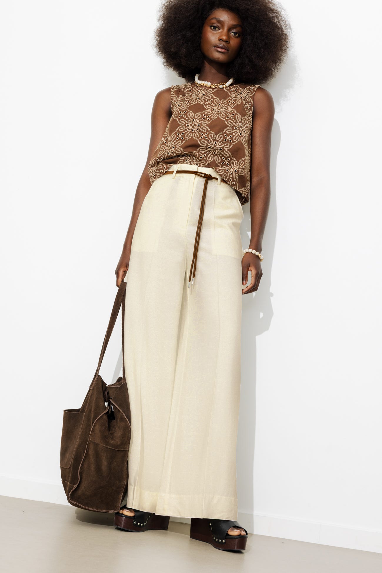 High Waist-Palazzohose