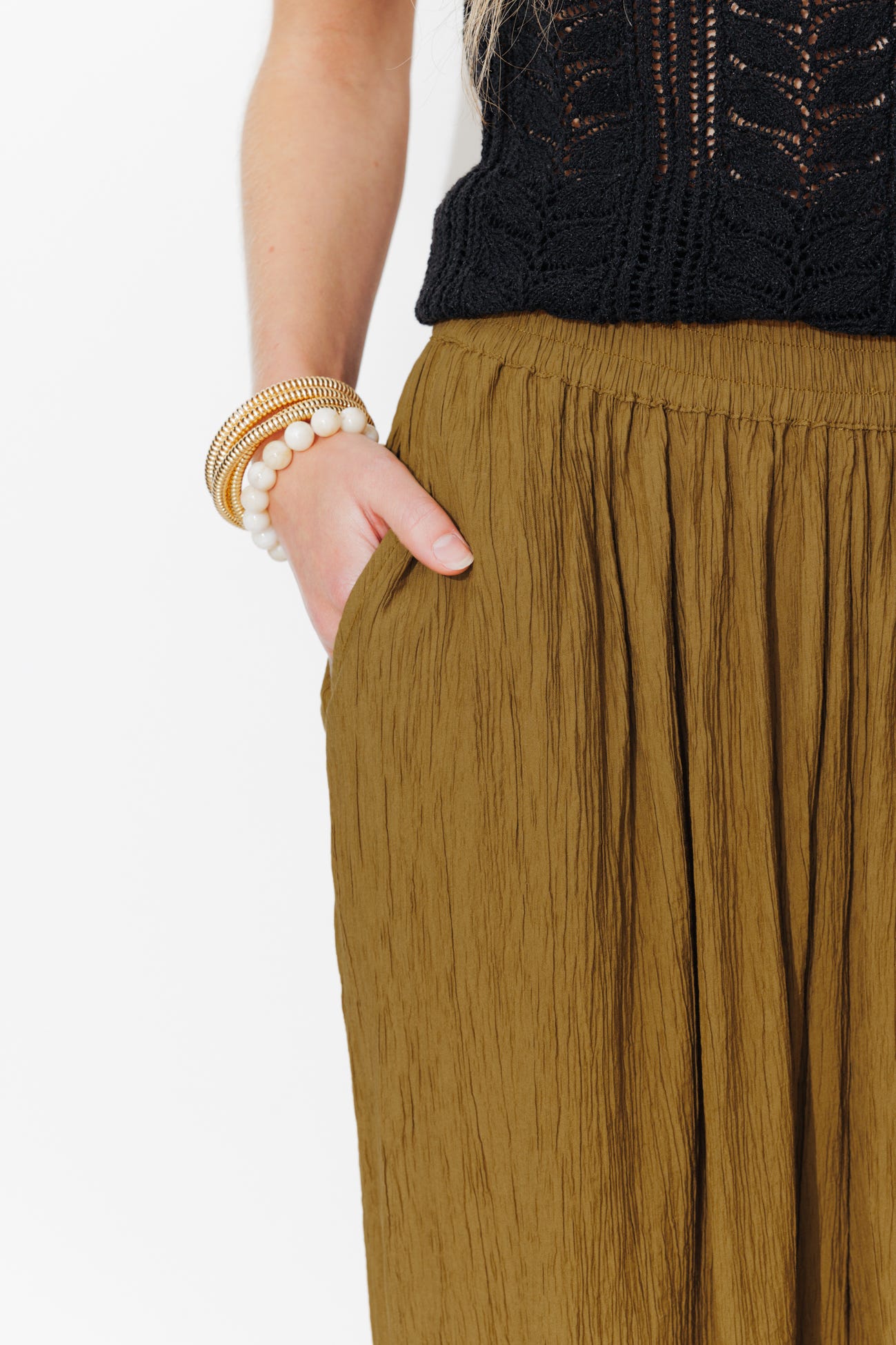 Unifarbene Aladdinhose