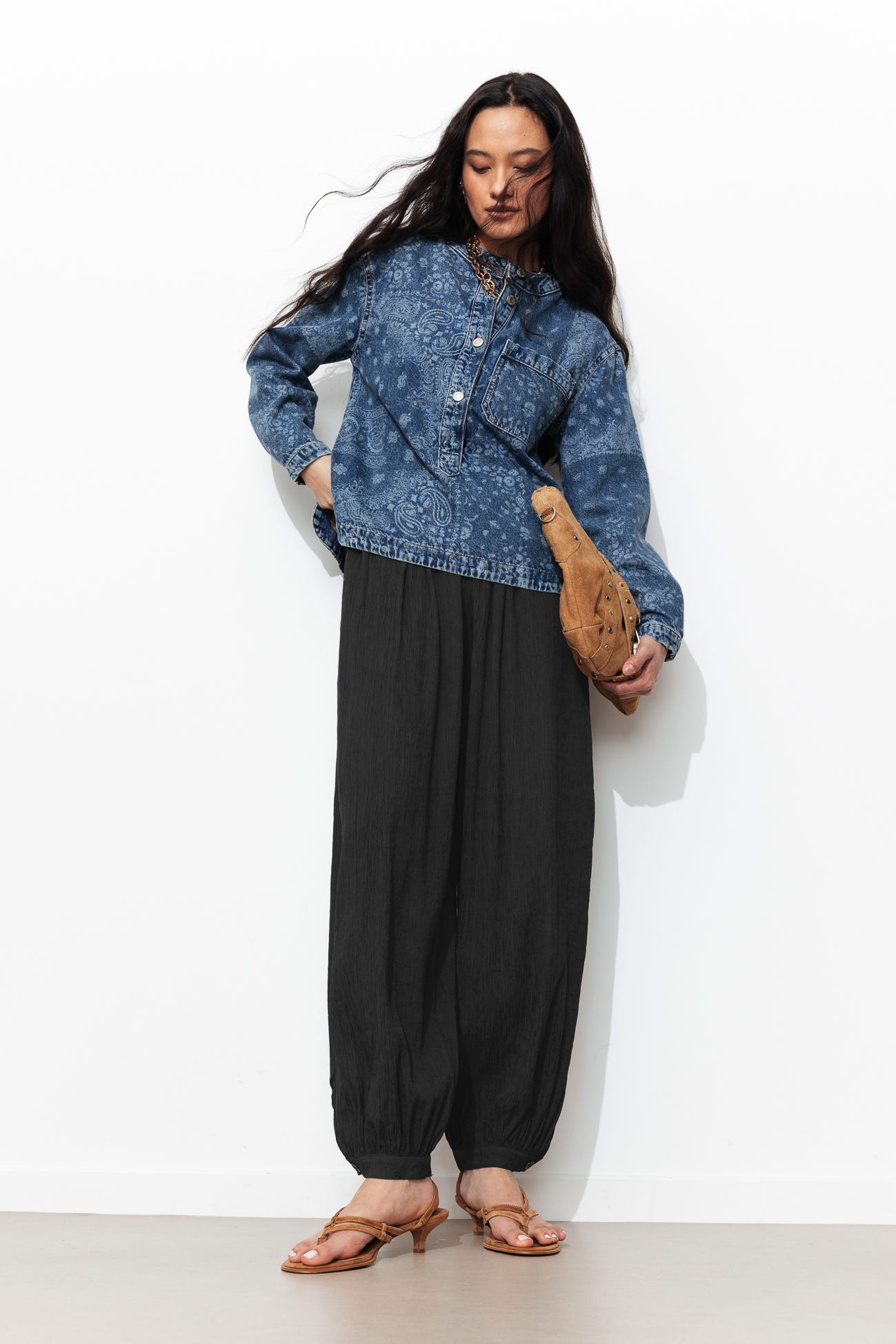Plain Aladdin style trousers