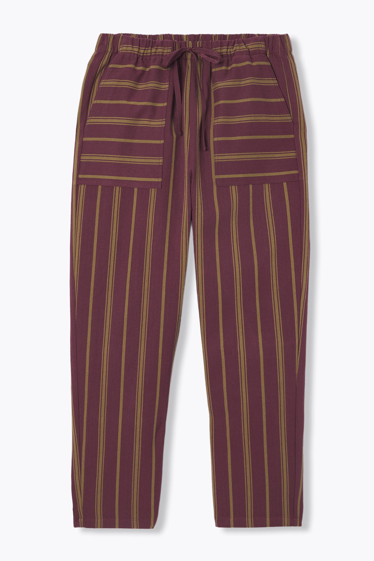 Pantalon carrot rayé Femme