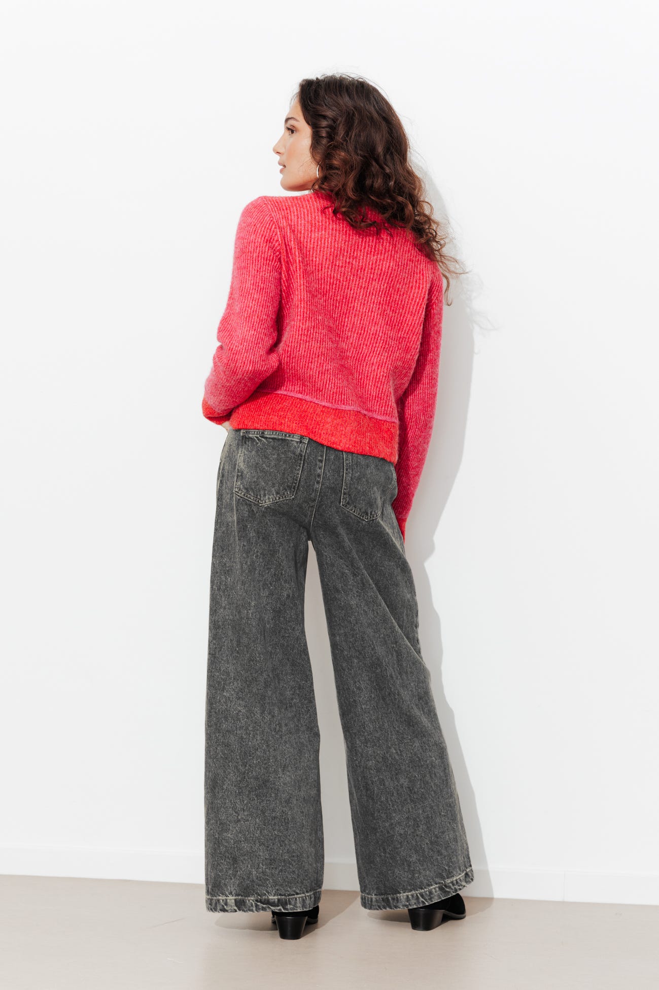CESAR high-waist long trousers