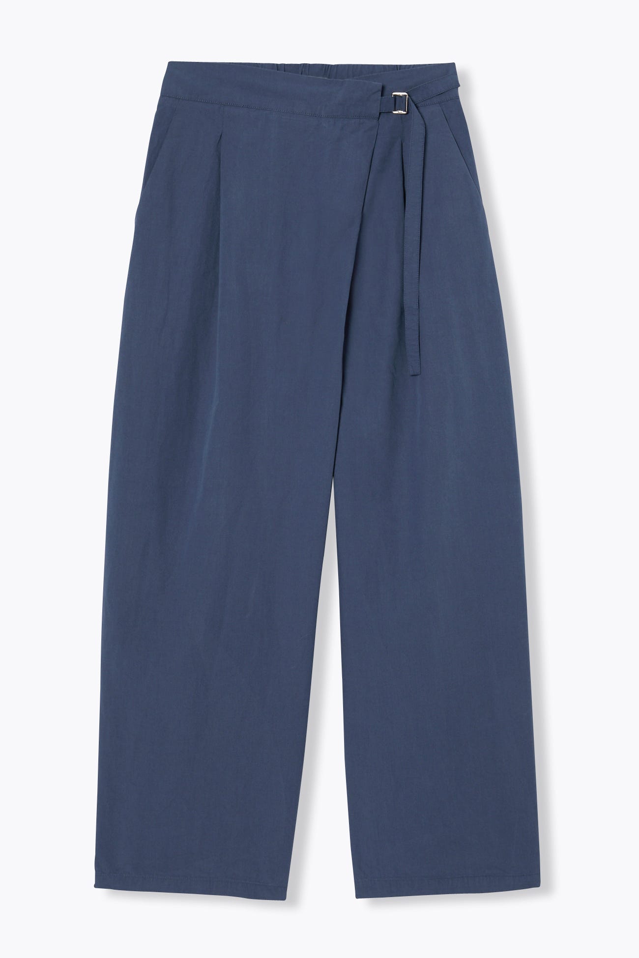 Pantalon large en toile